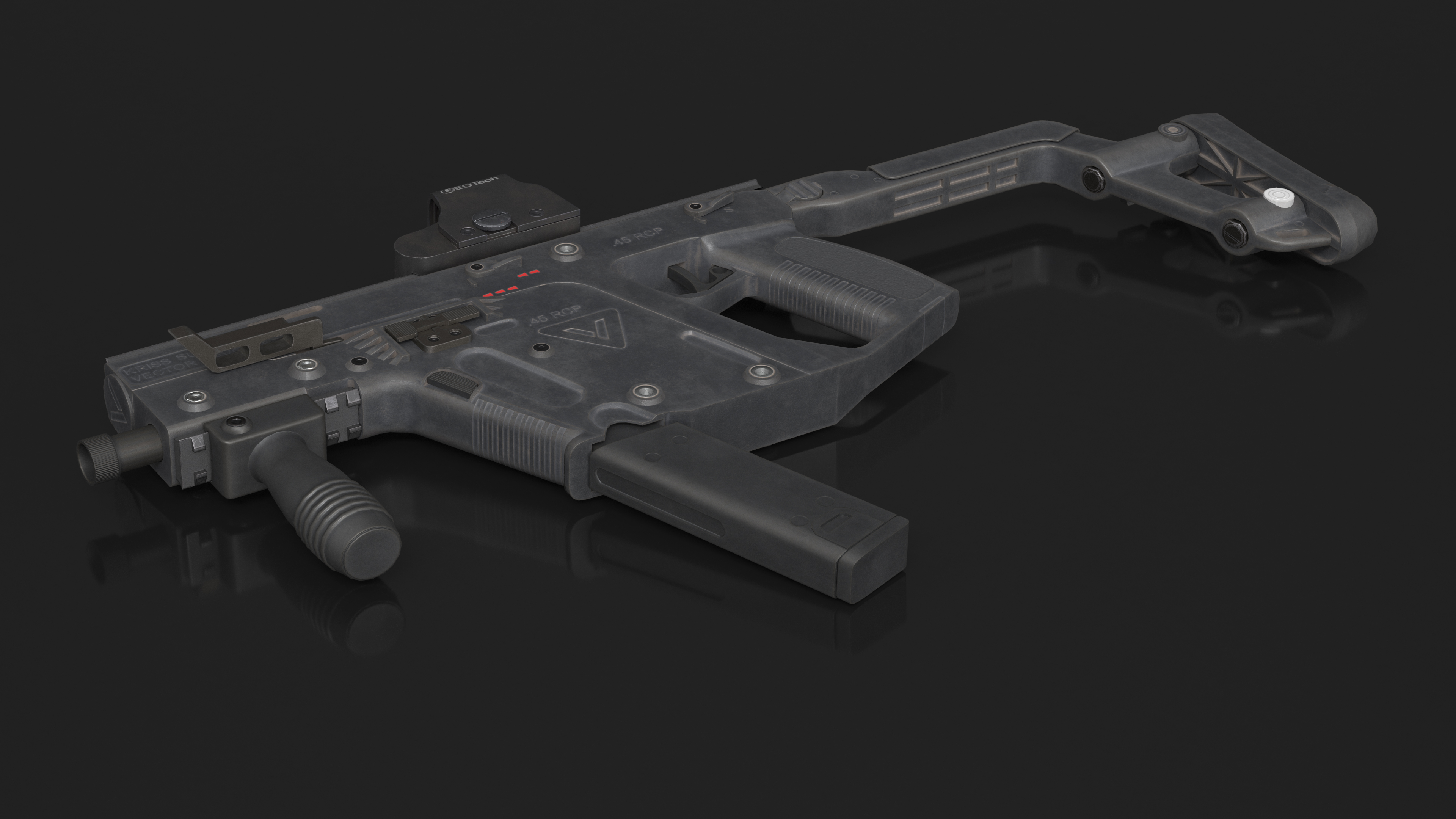 3D model Kriss Vector Rifle Game Weapon