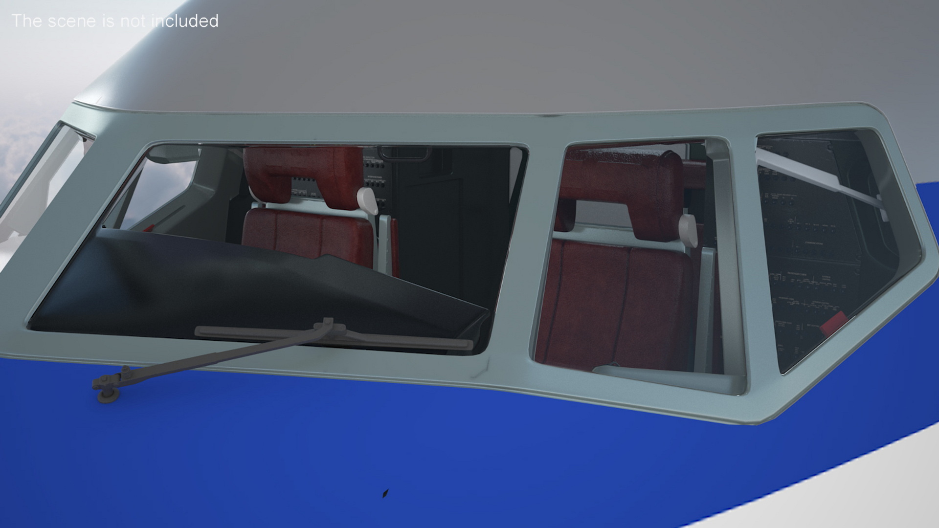 3D American Airlines Boeing 737-900 with Interior Rigged model