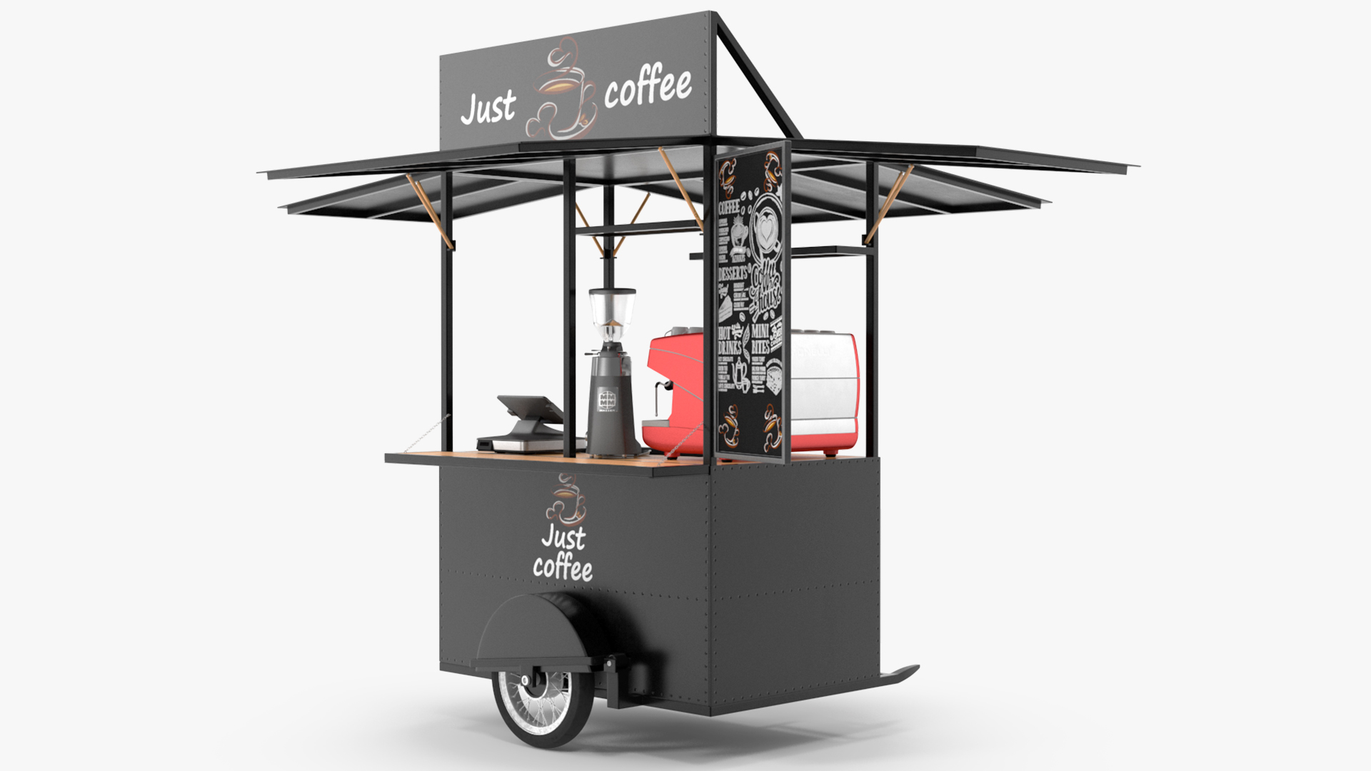 Mobile Coffee Bar 3D