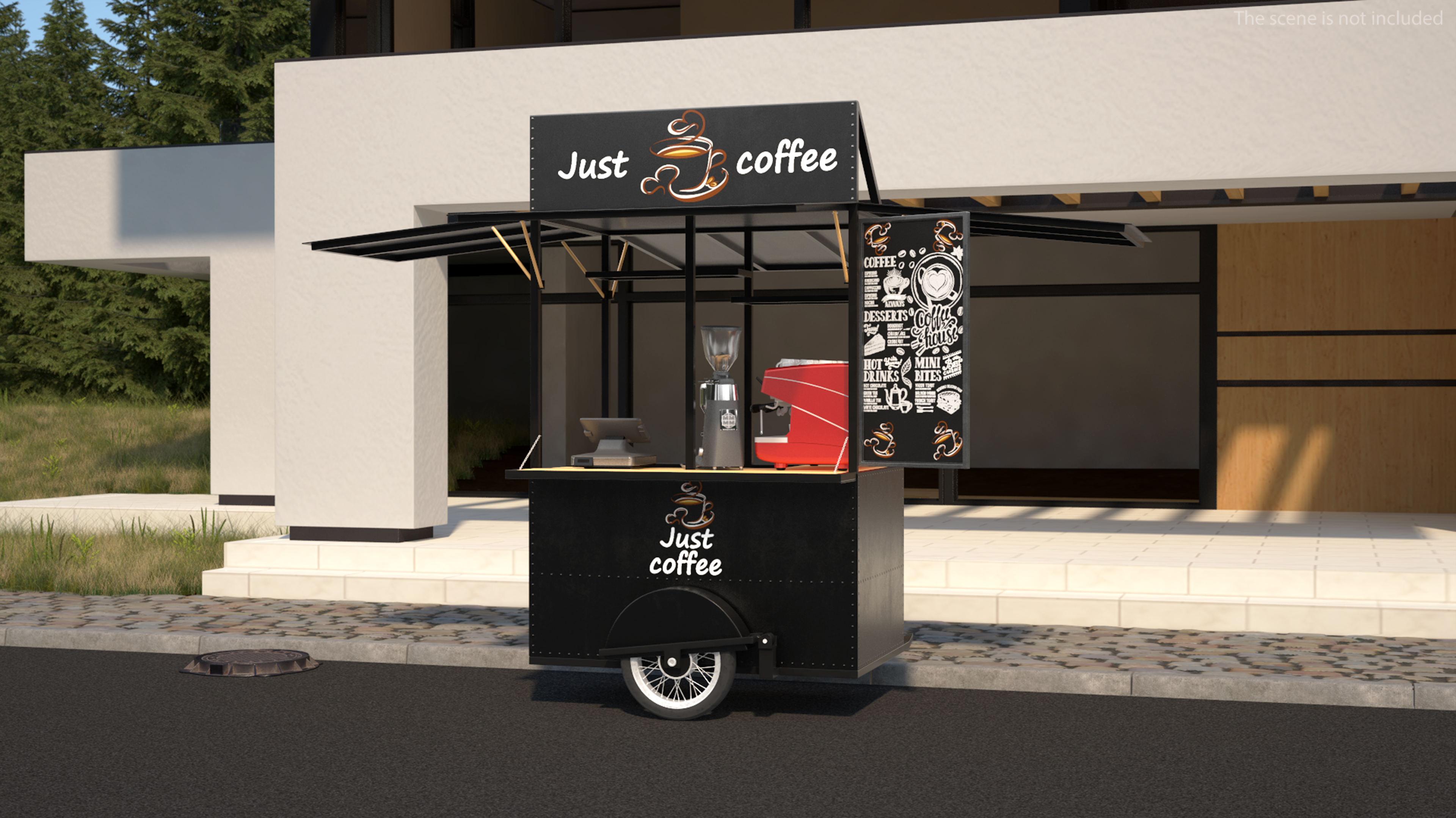 Mobile Coffee Bar 3D