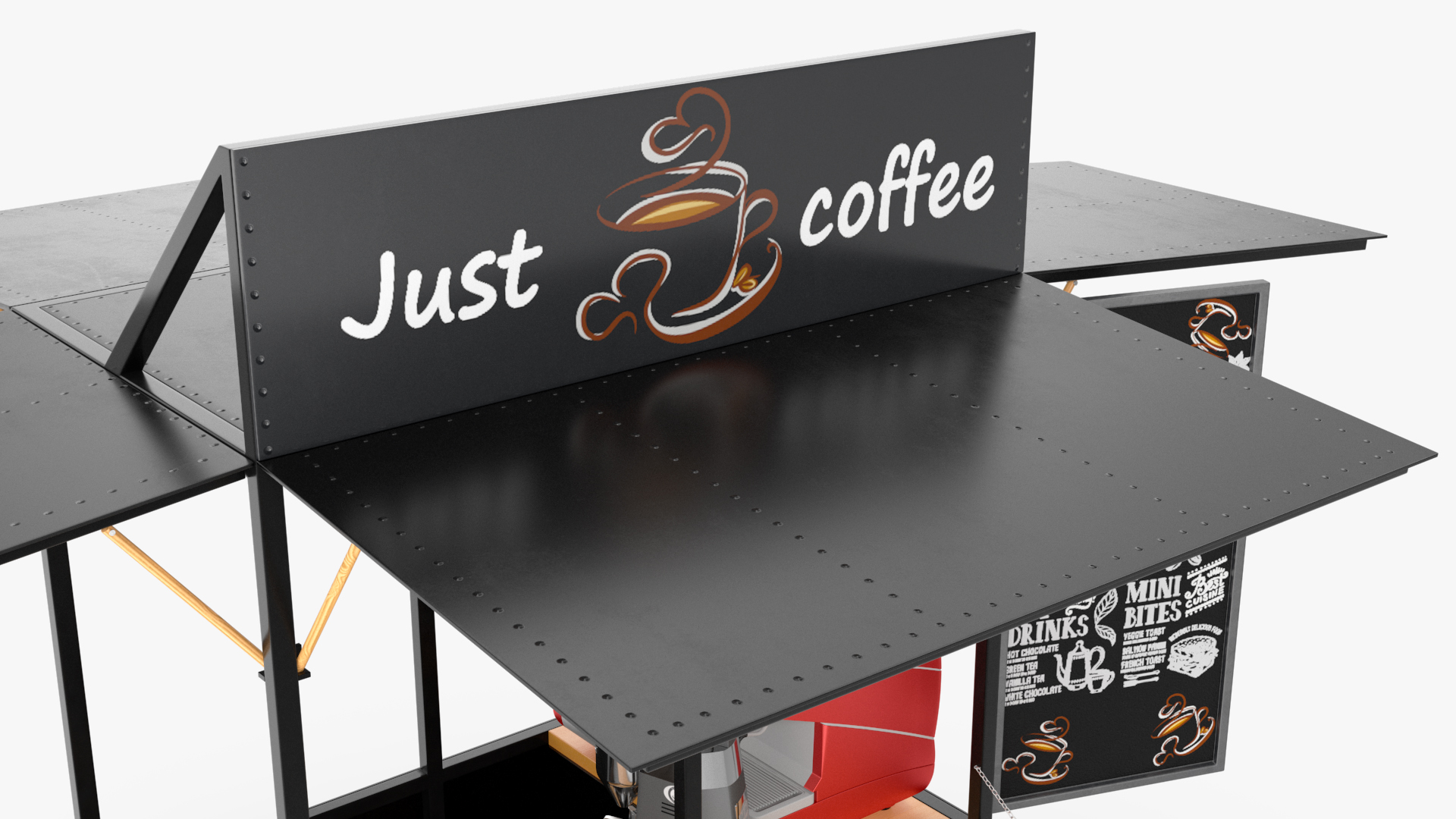 Mobile Coffee Bar 3D