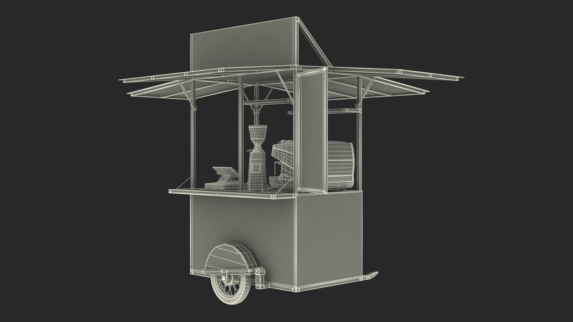 Mobile Coffee Bar 3D