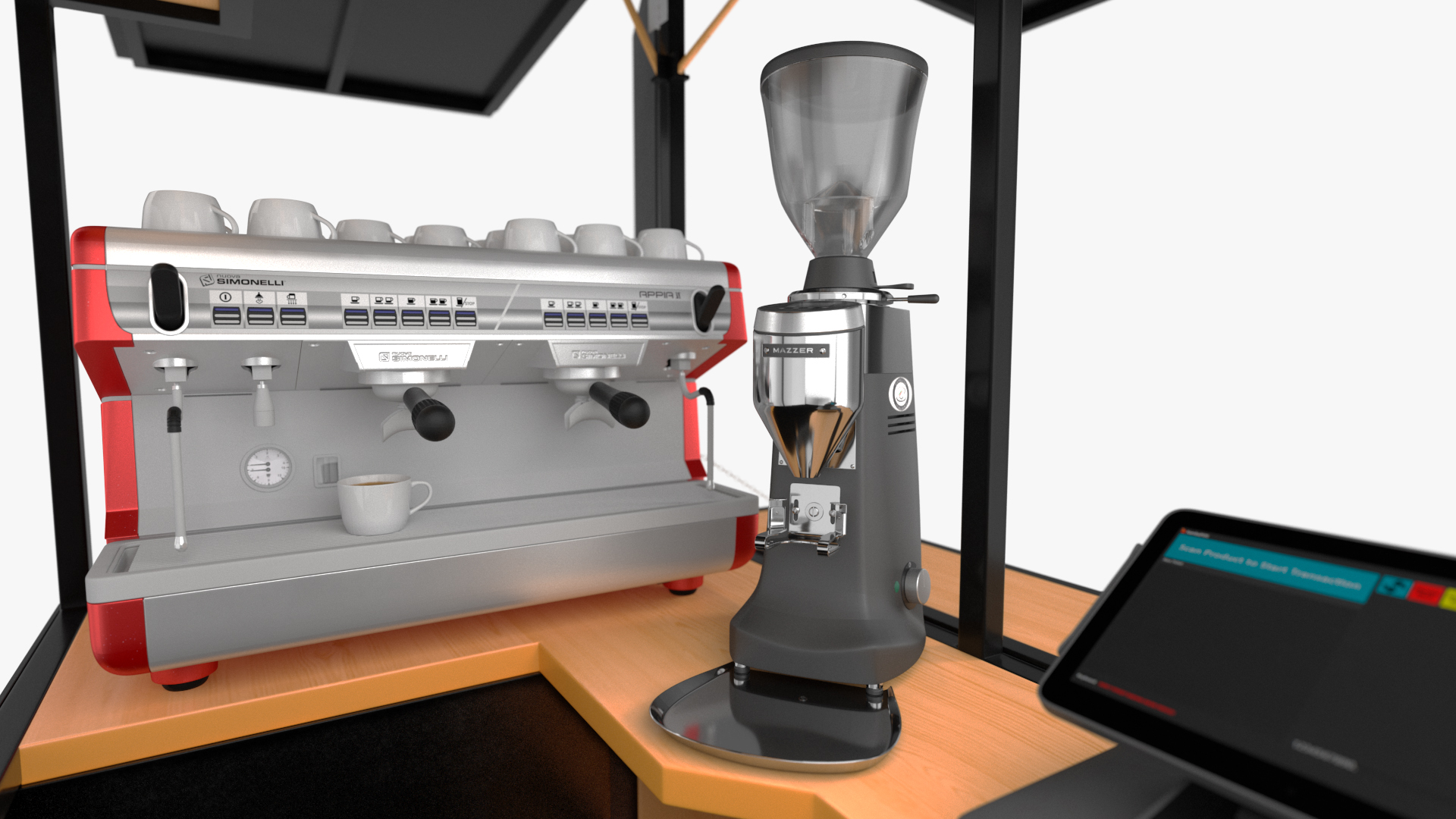 Mobile Coffee Bar 3D