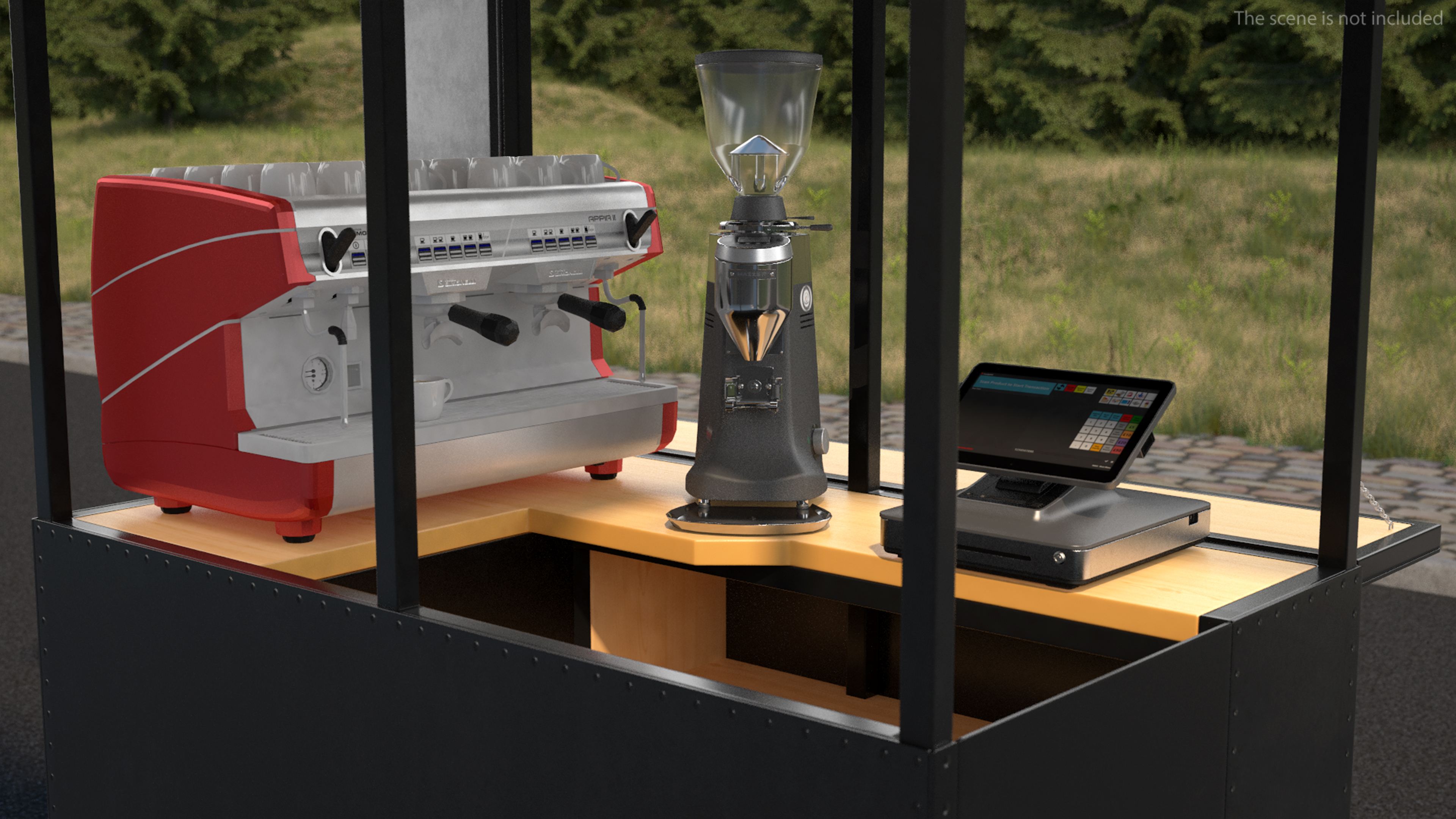 Mobile Coffee Bar 3D