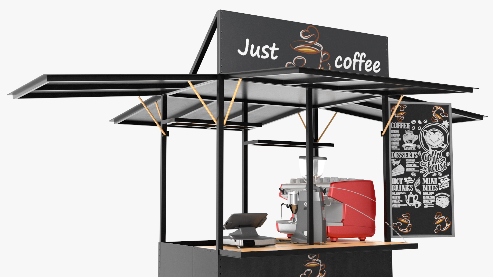 Mobile Coffee Bar 3D