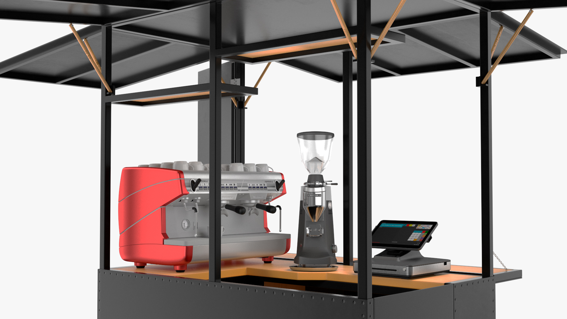 Mobile Coffee Bar 3D