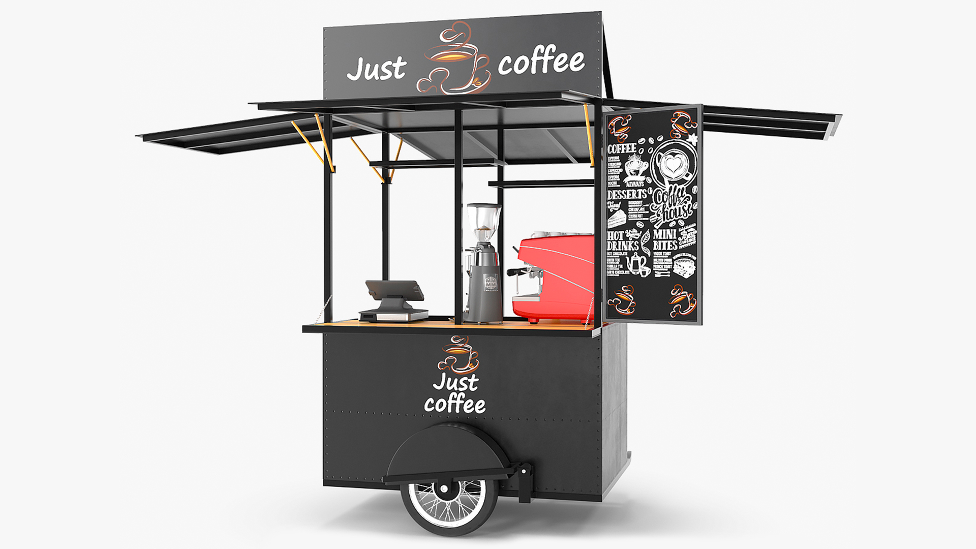 Mobile Coffee Bar 3D