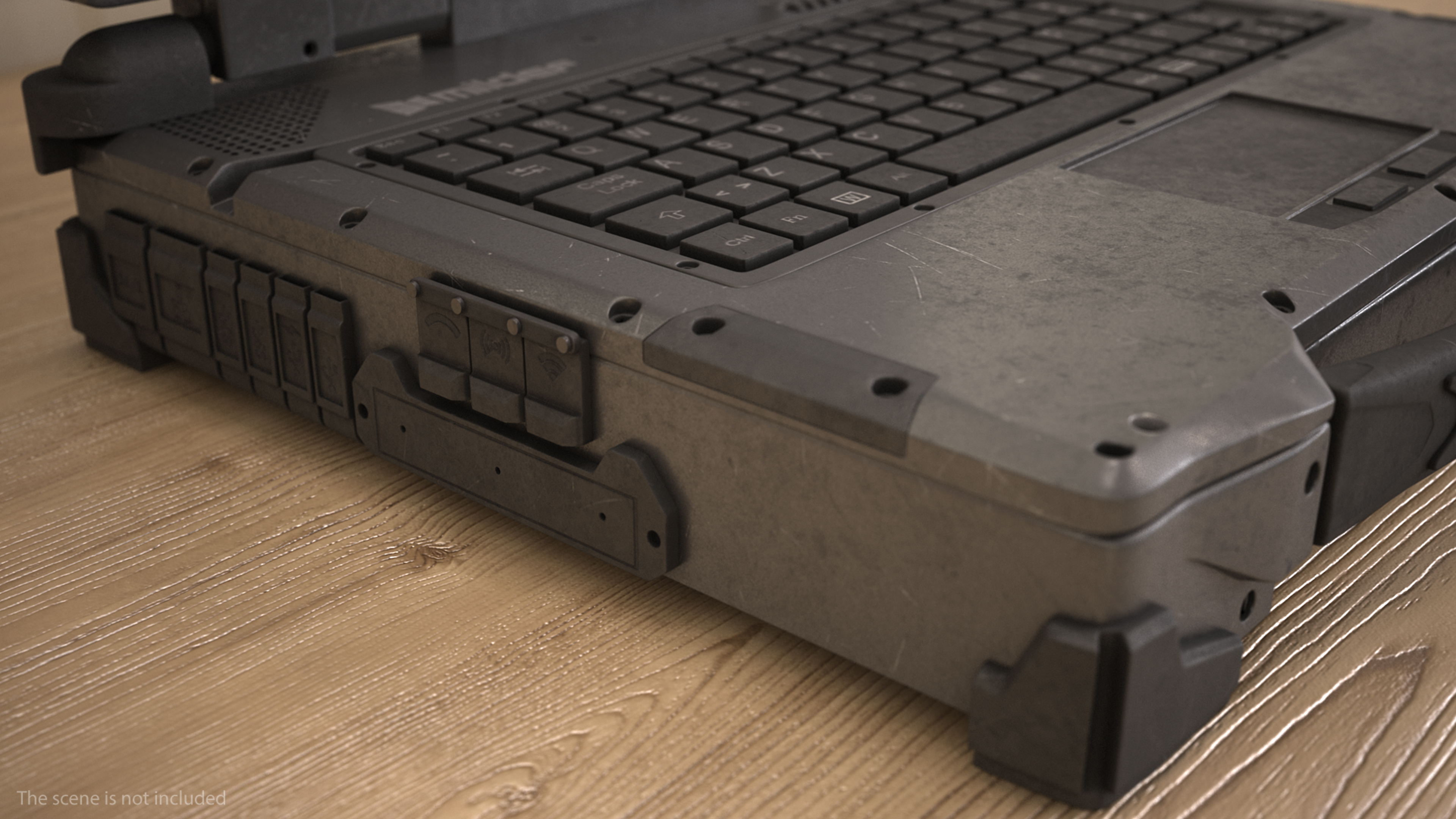 3D model Army Laptop Old