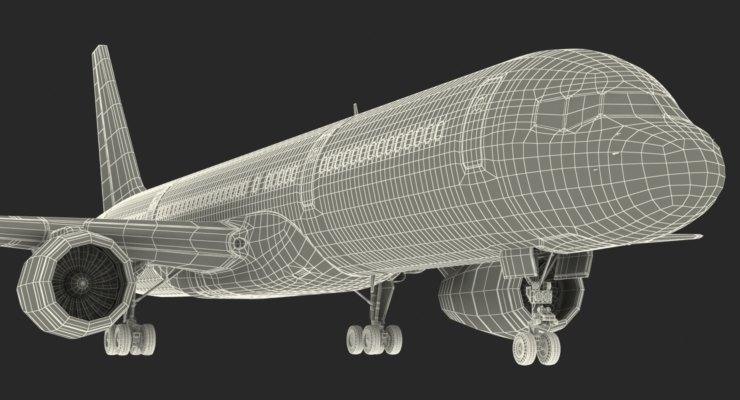 3D Boeing 757 200F Generic model