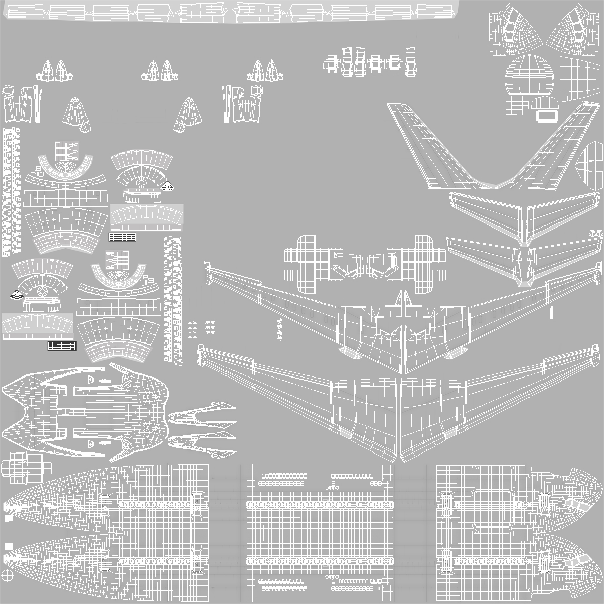 3D Boeing 757 200F Generic model