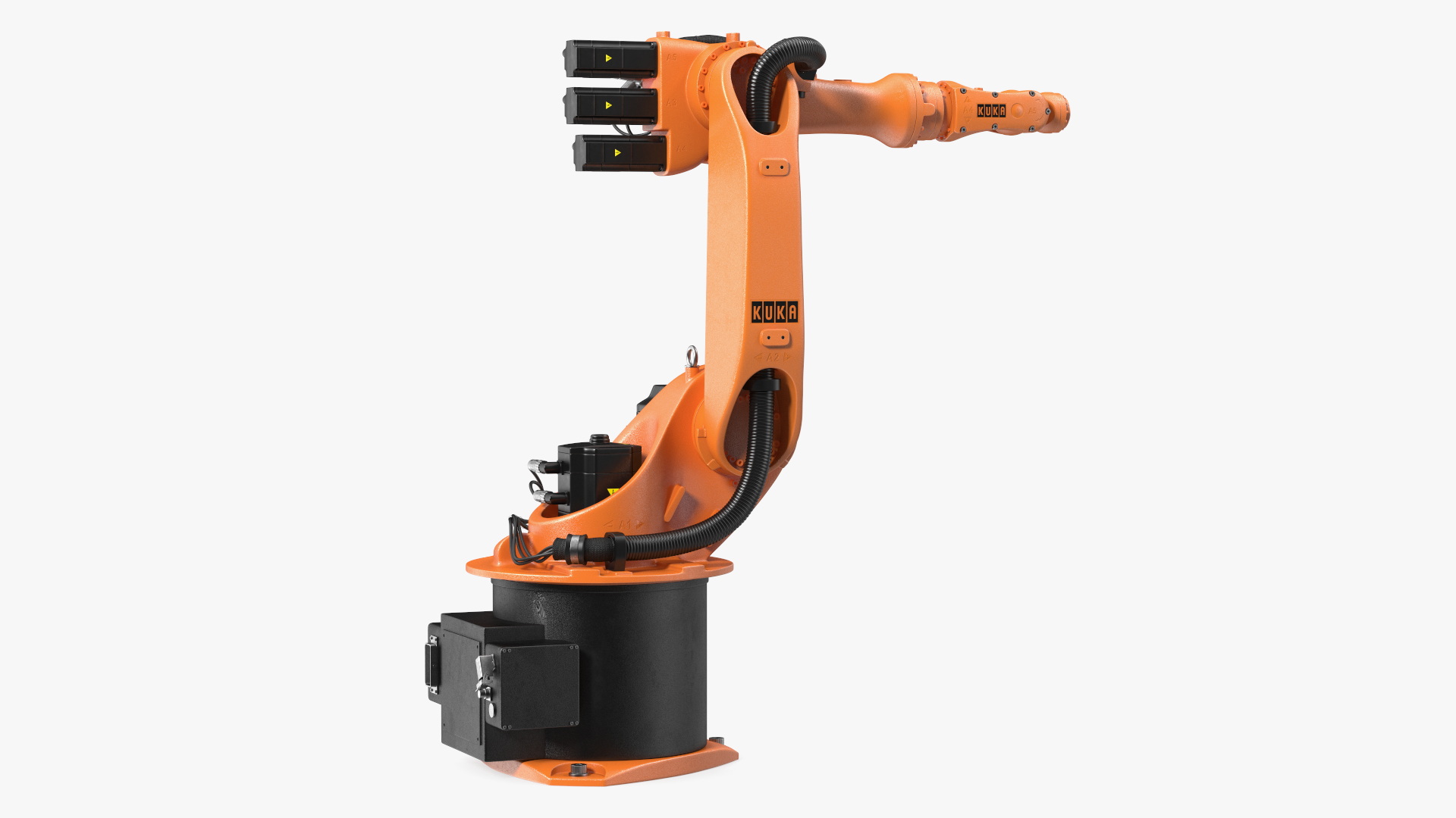 3D model Low Payload Robot Arm Kuka KR 6 2 Rigged