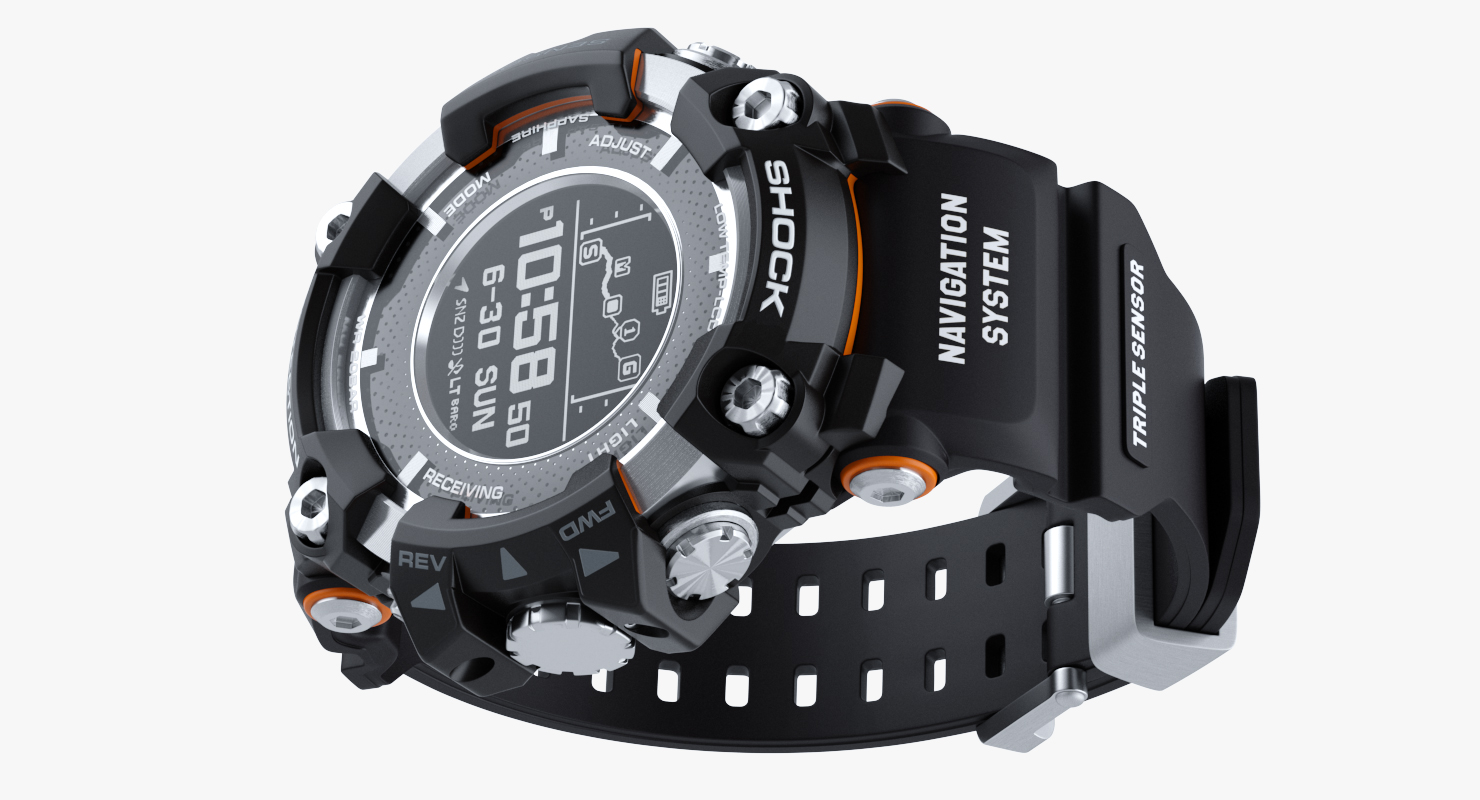 3D Sports Watch Shock Resistant Generic