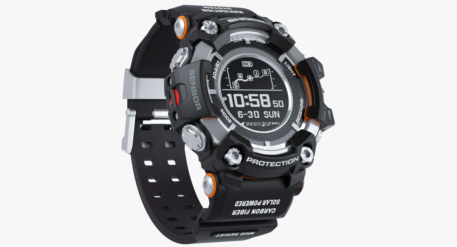 3D Sports Watch Shock Resistant Generic