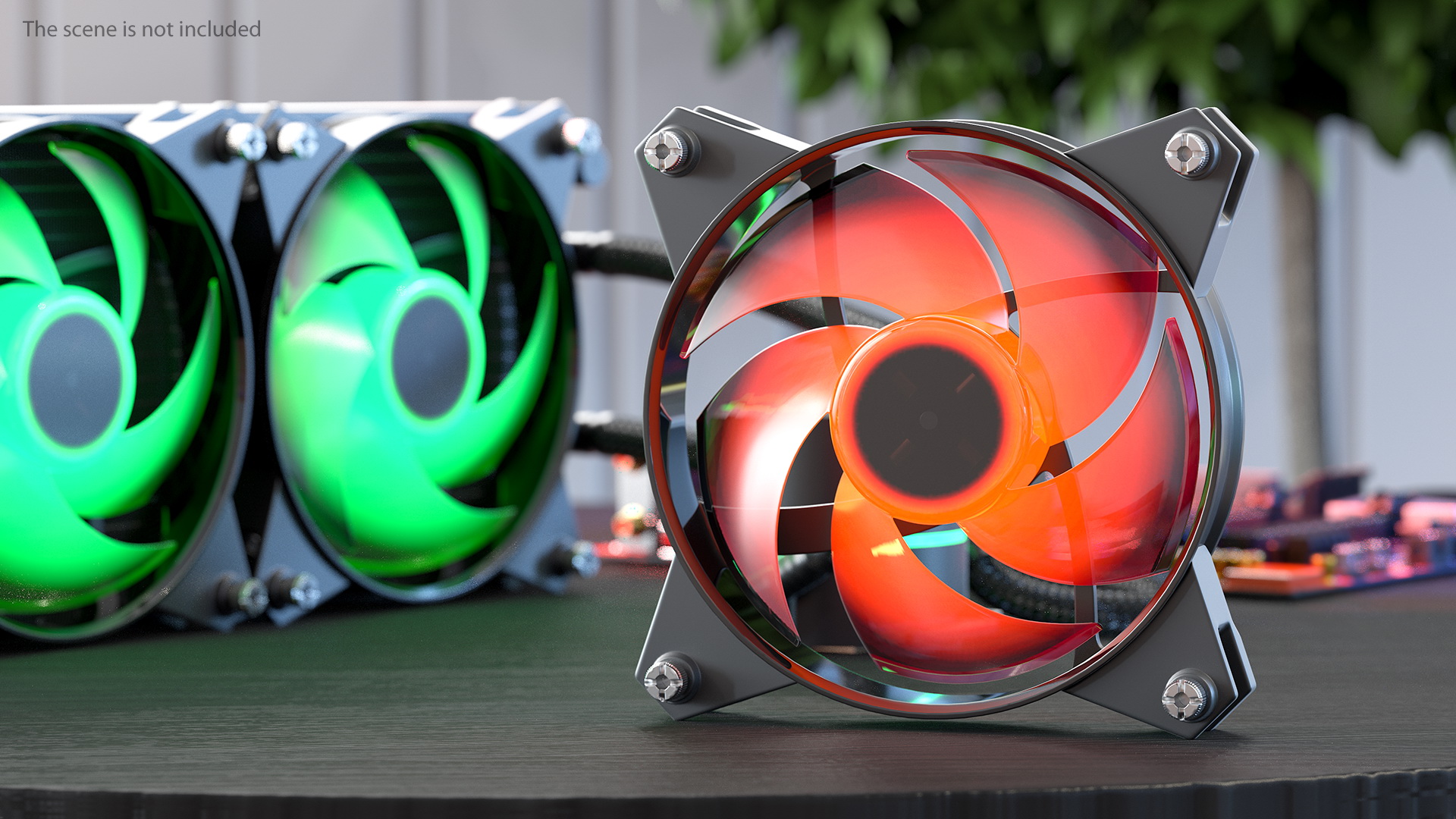 3D 120mm Case RGB Fan model