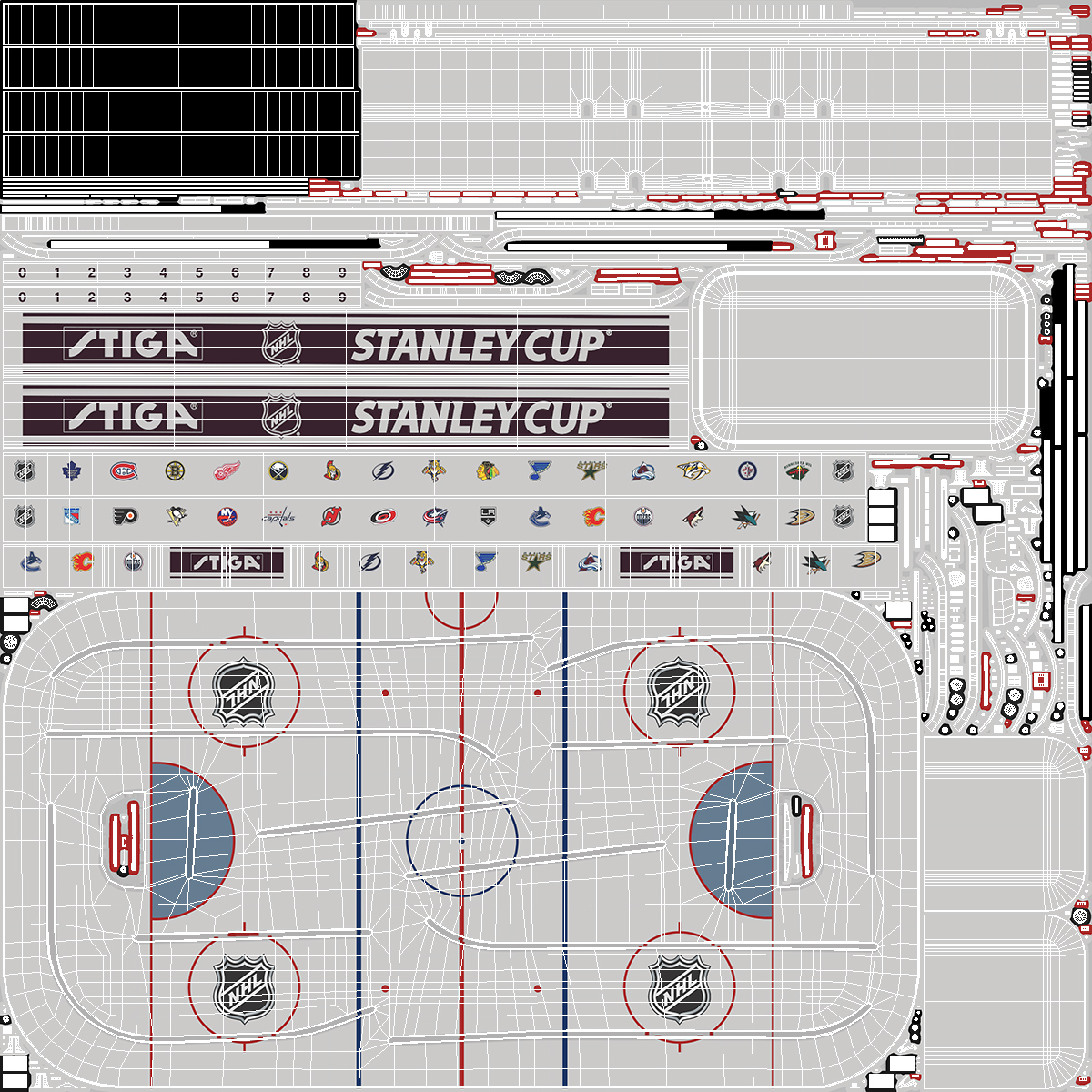 3D model Stiga Stanley Cup Table Hockey