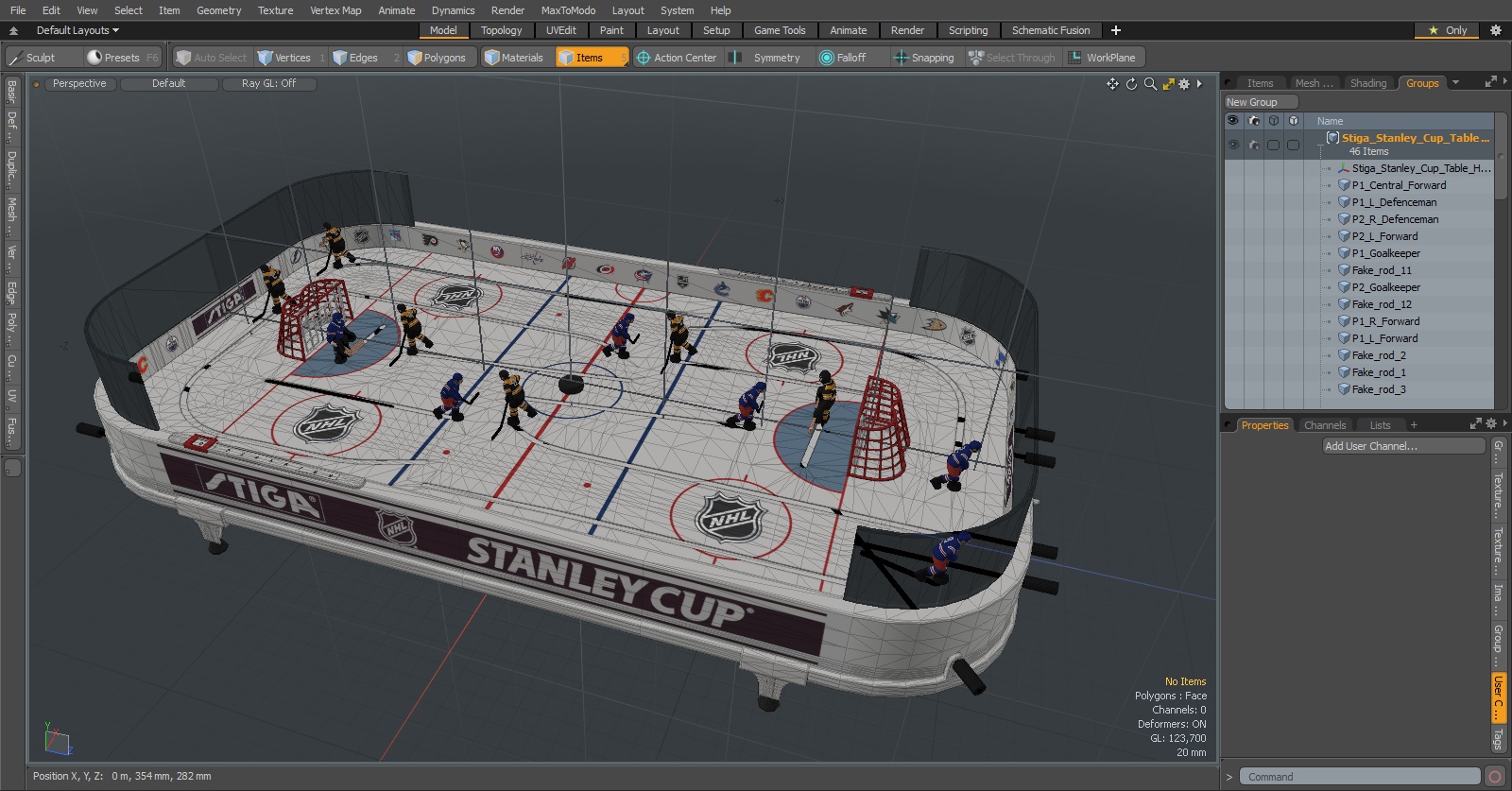 3D model Stiga Stanley Cup Table Hockey