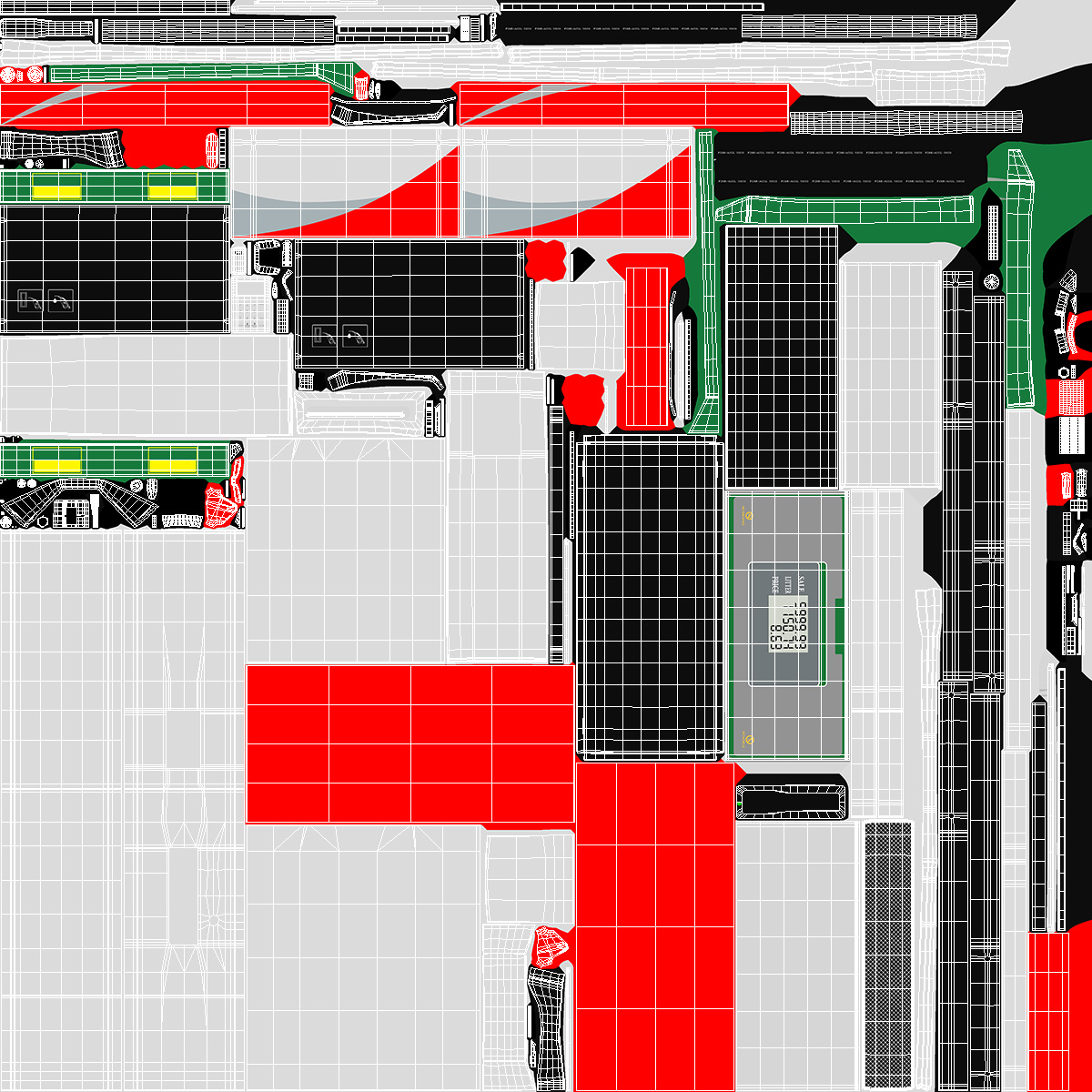 3D model Fuel Dispenser One Nozzle