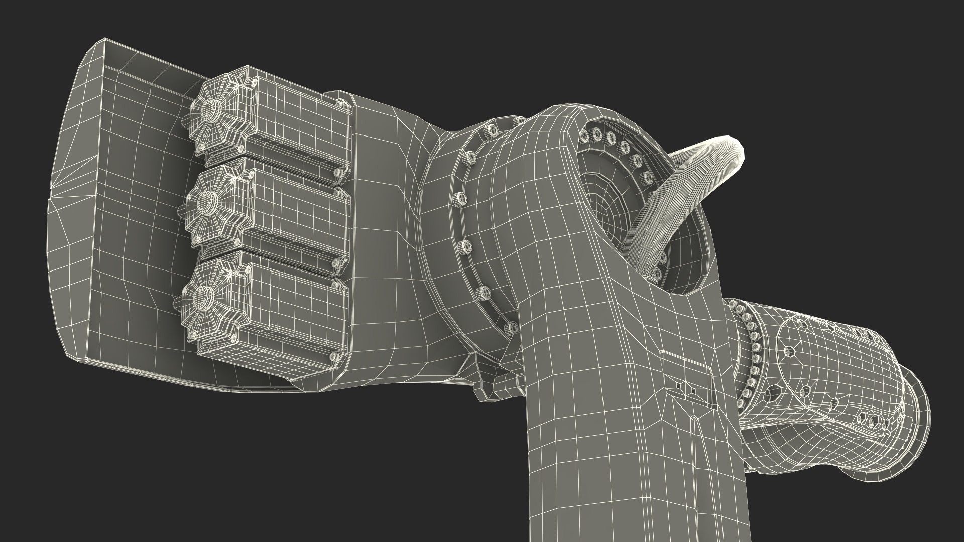 KUKA KR-500 Industrial Robot Arm 3D