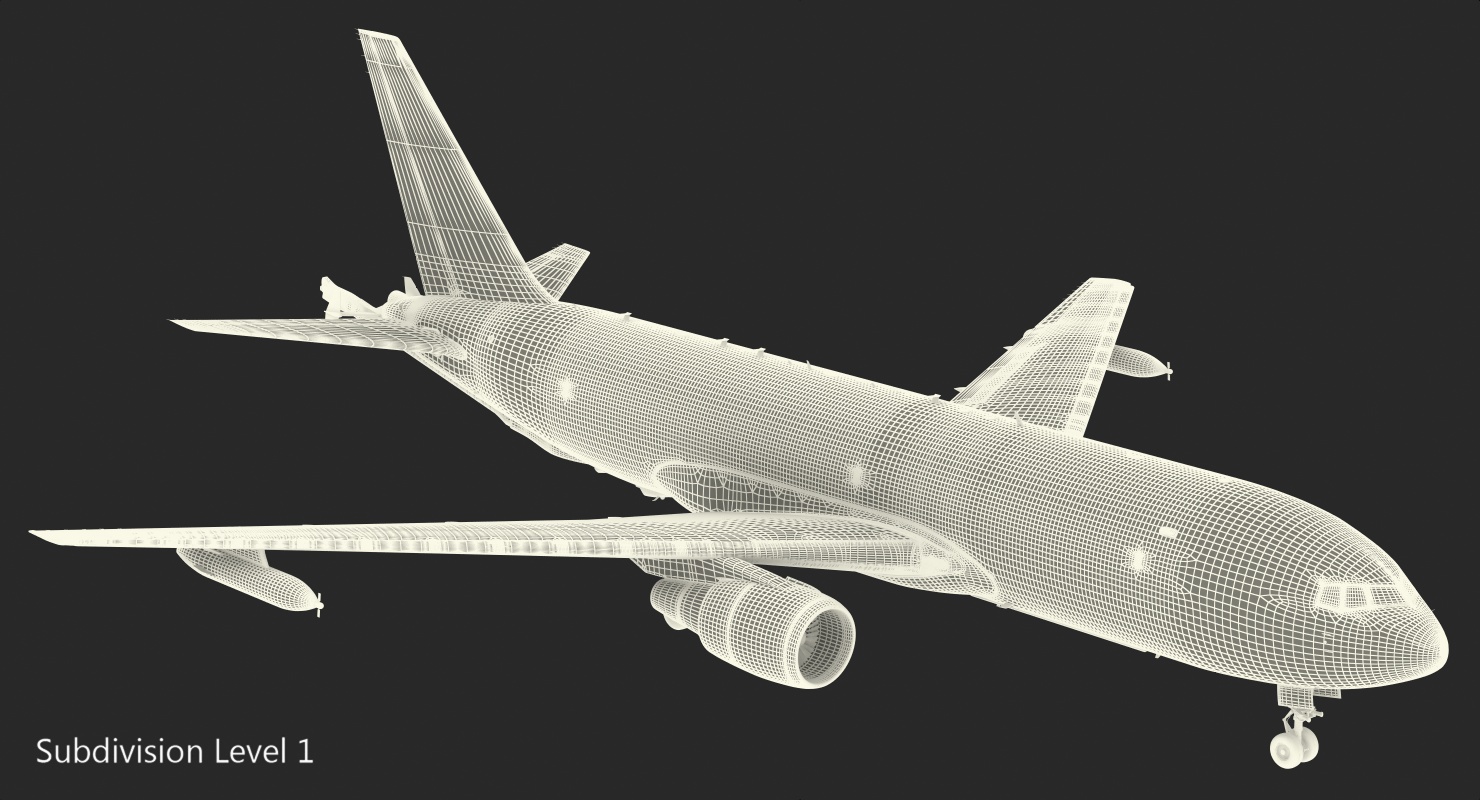 3D Boeing KC46 Pegasus Refueling Aircraft model