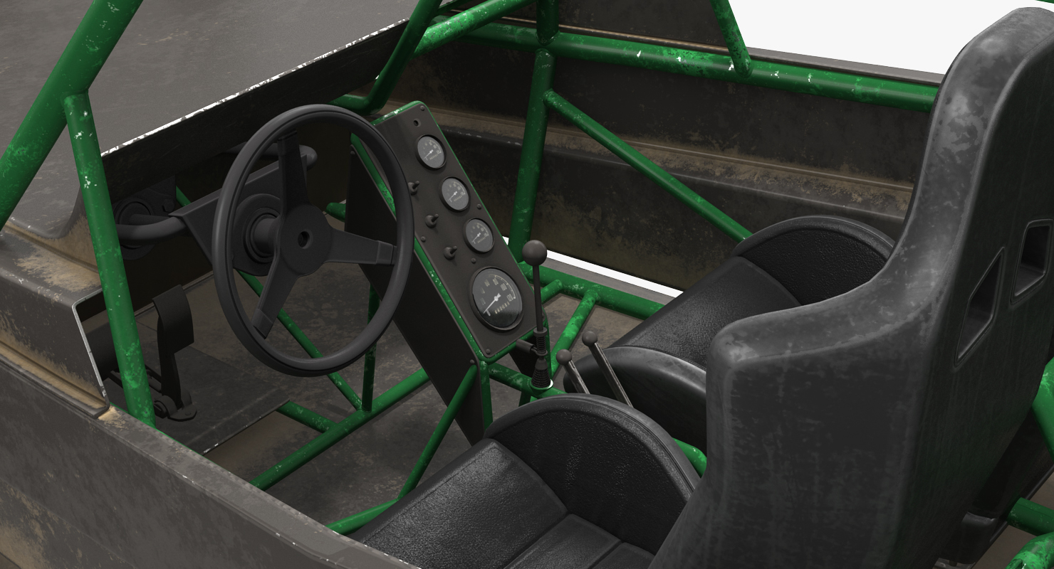 Dune Buggy Rigged 3D