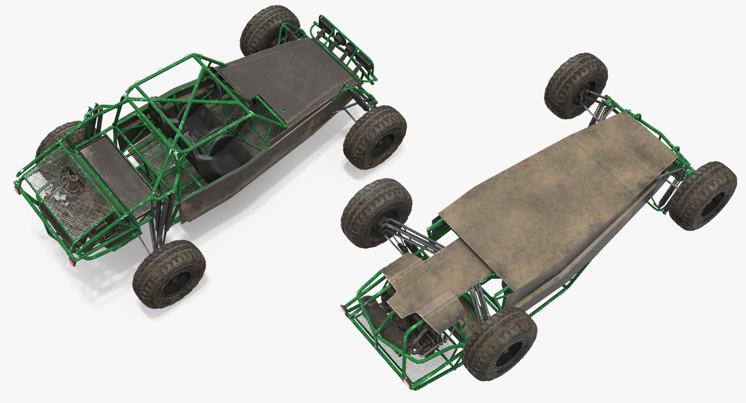 Dune Buggy Rigged 3D