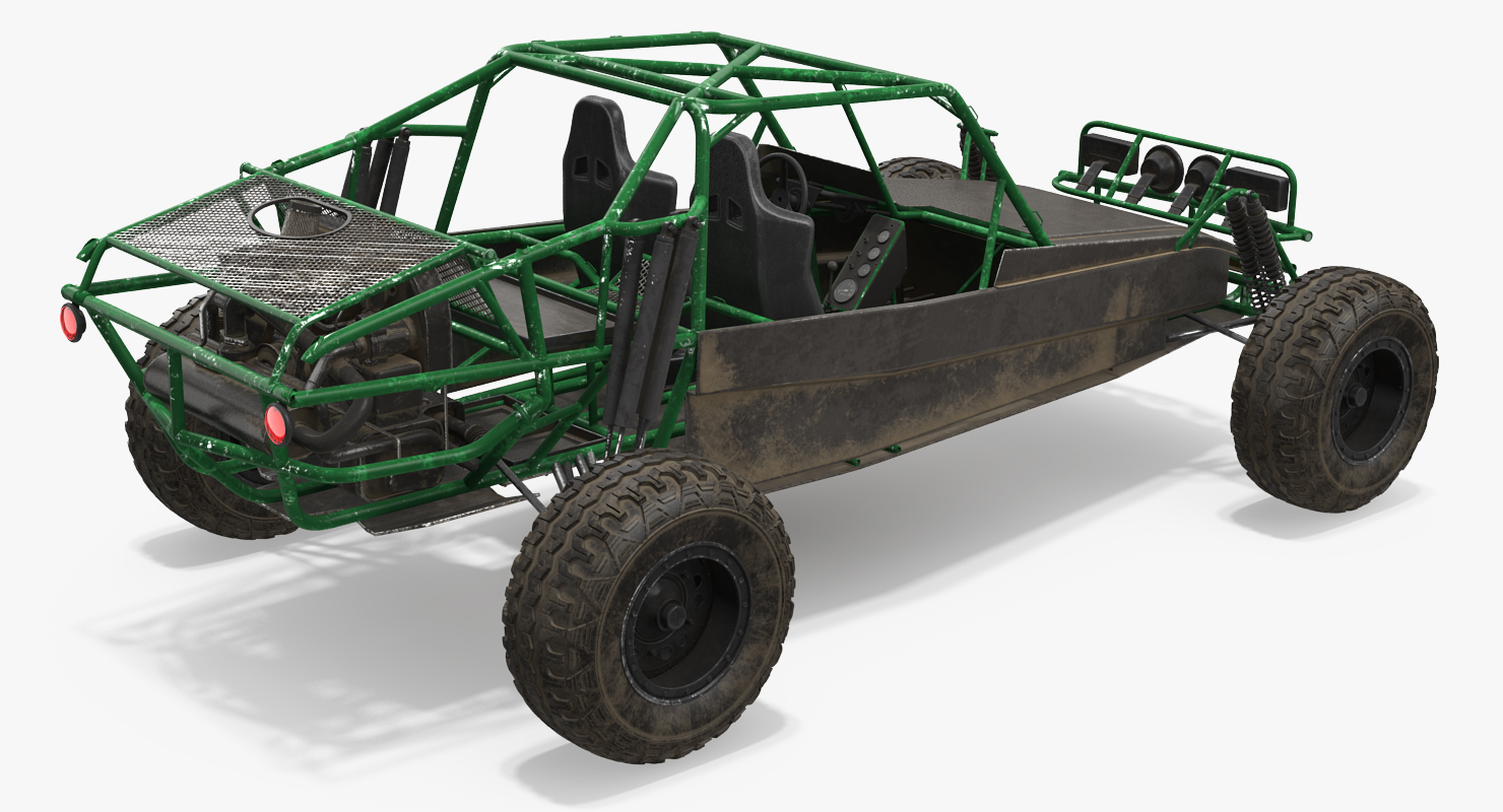 Dune Buggy Rigged 3D