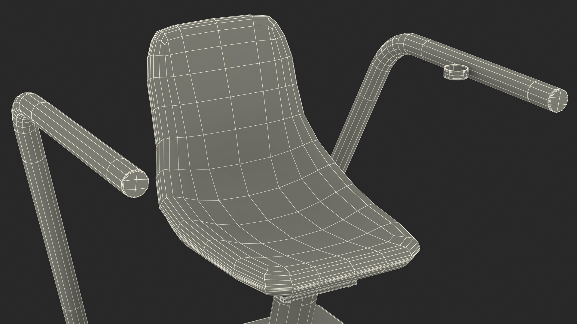 Swimming Pool Lifeguard Chair 3D model