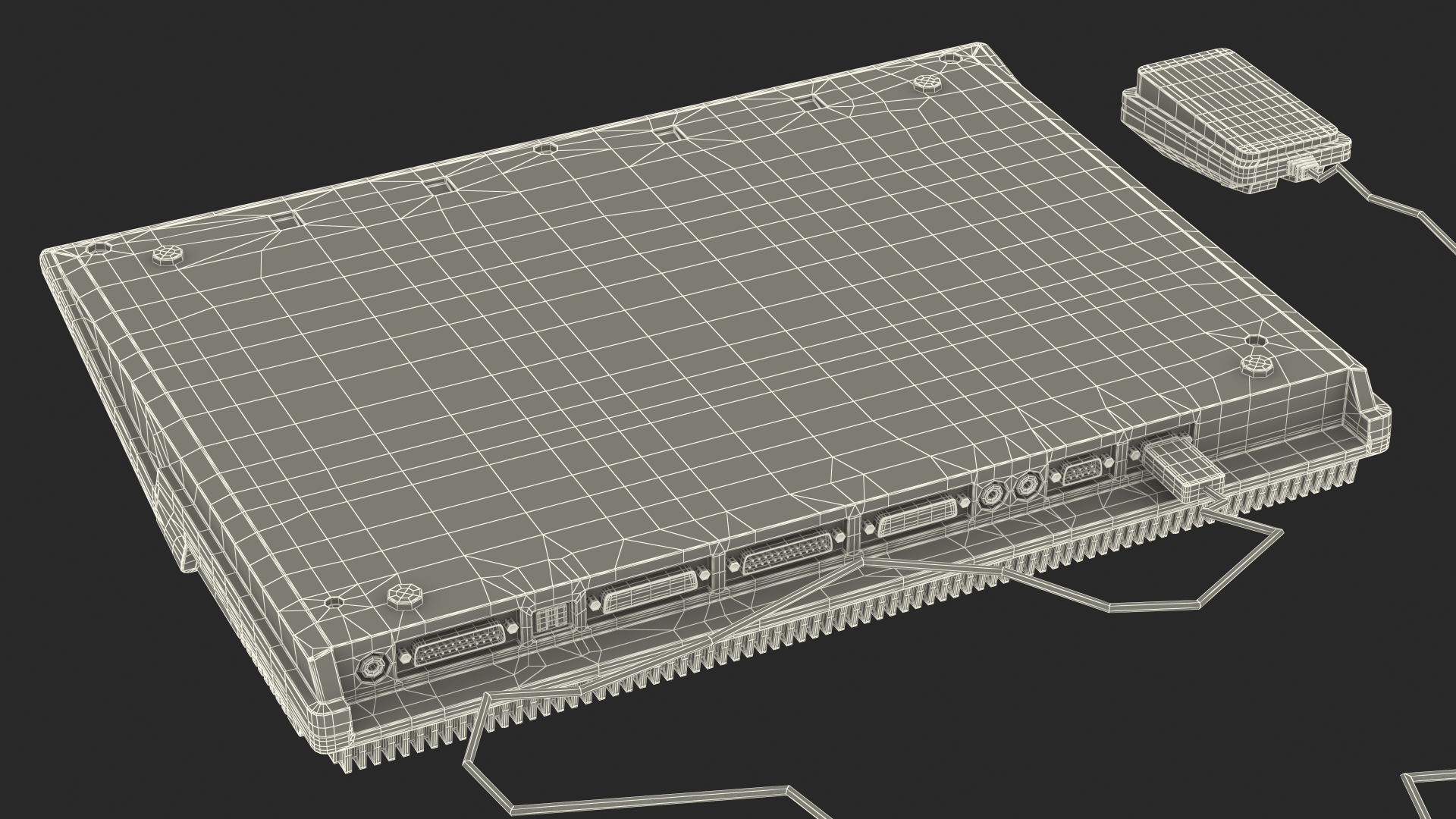 3D Old Home Computer Keyboard