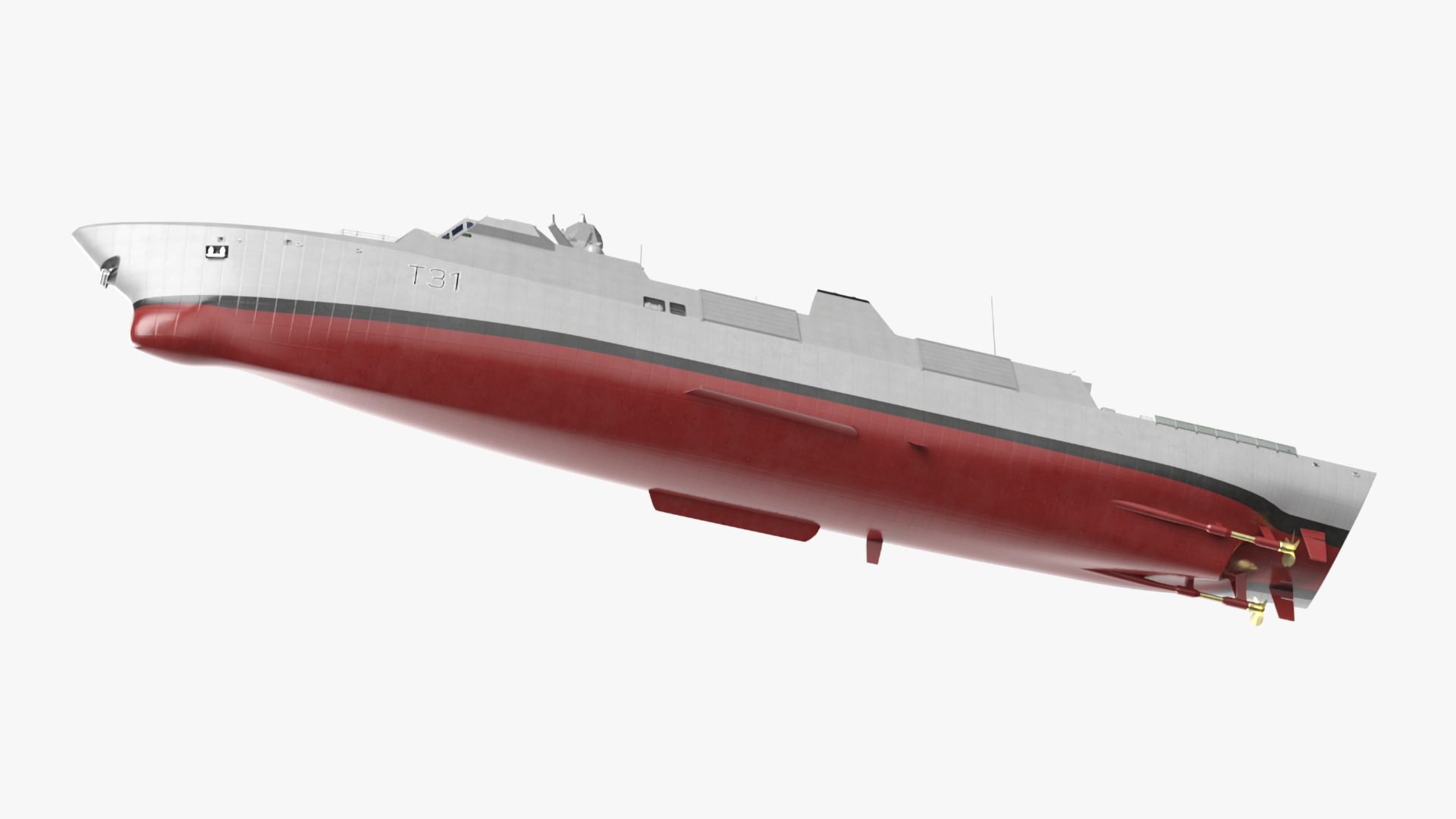 3D model Type 31 Frigate