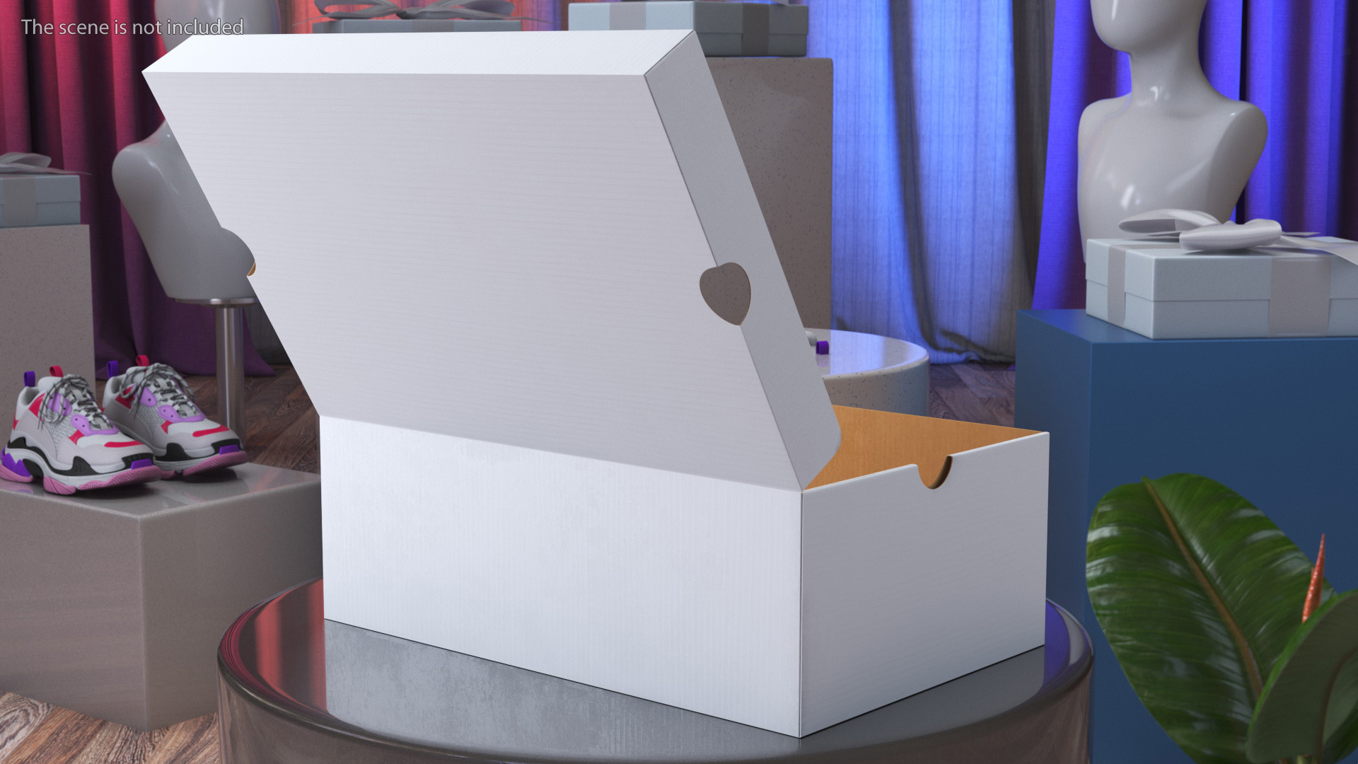 3D Shoe Box Open model