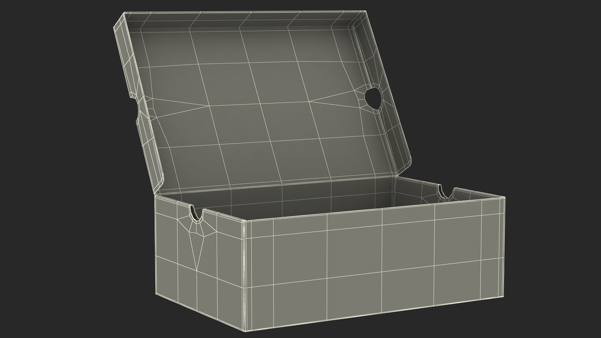 3D Shoe Box Open model