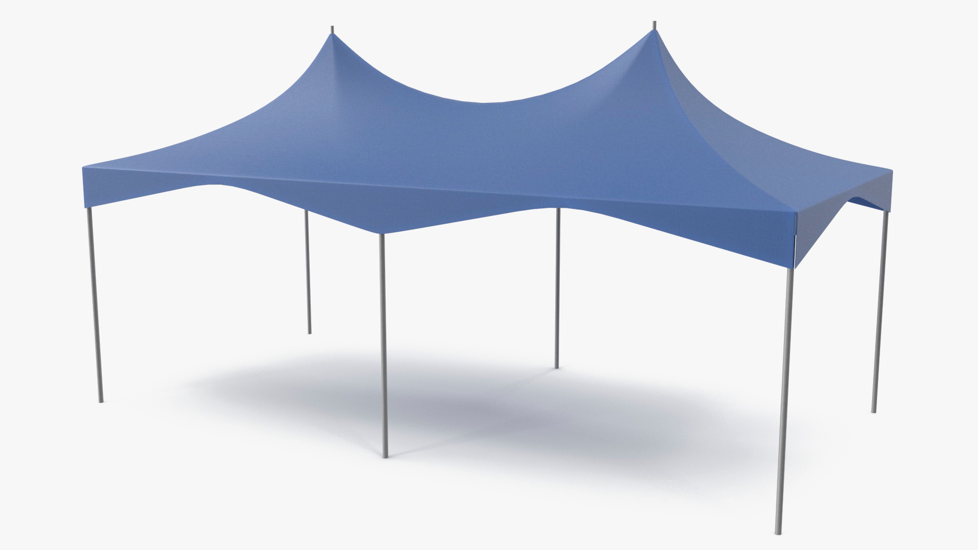 Wedding Tent Blue 3D