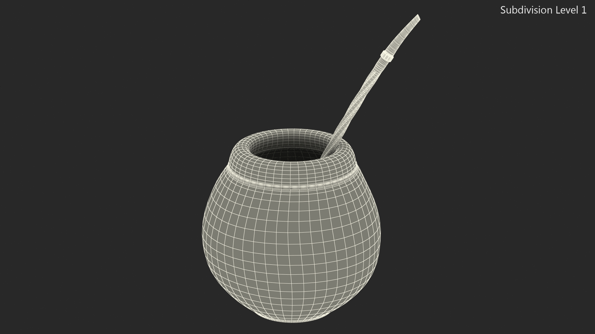 3D Yerba Mate Empty