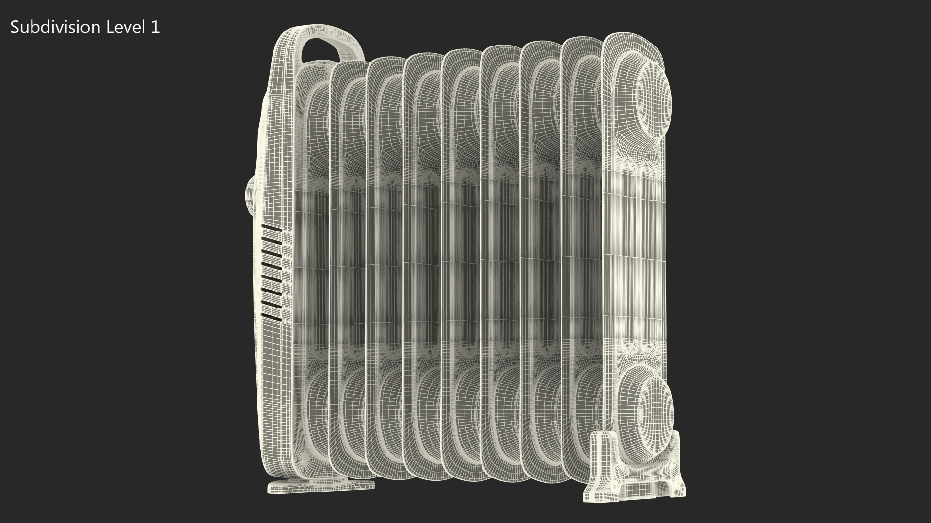 Donyer Power Oil Filled Radiator 3D