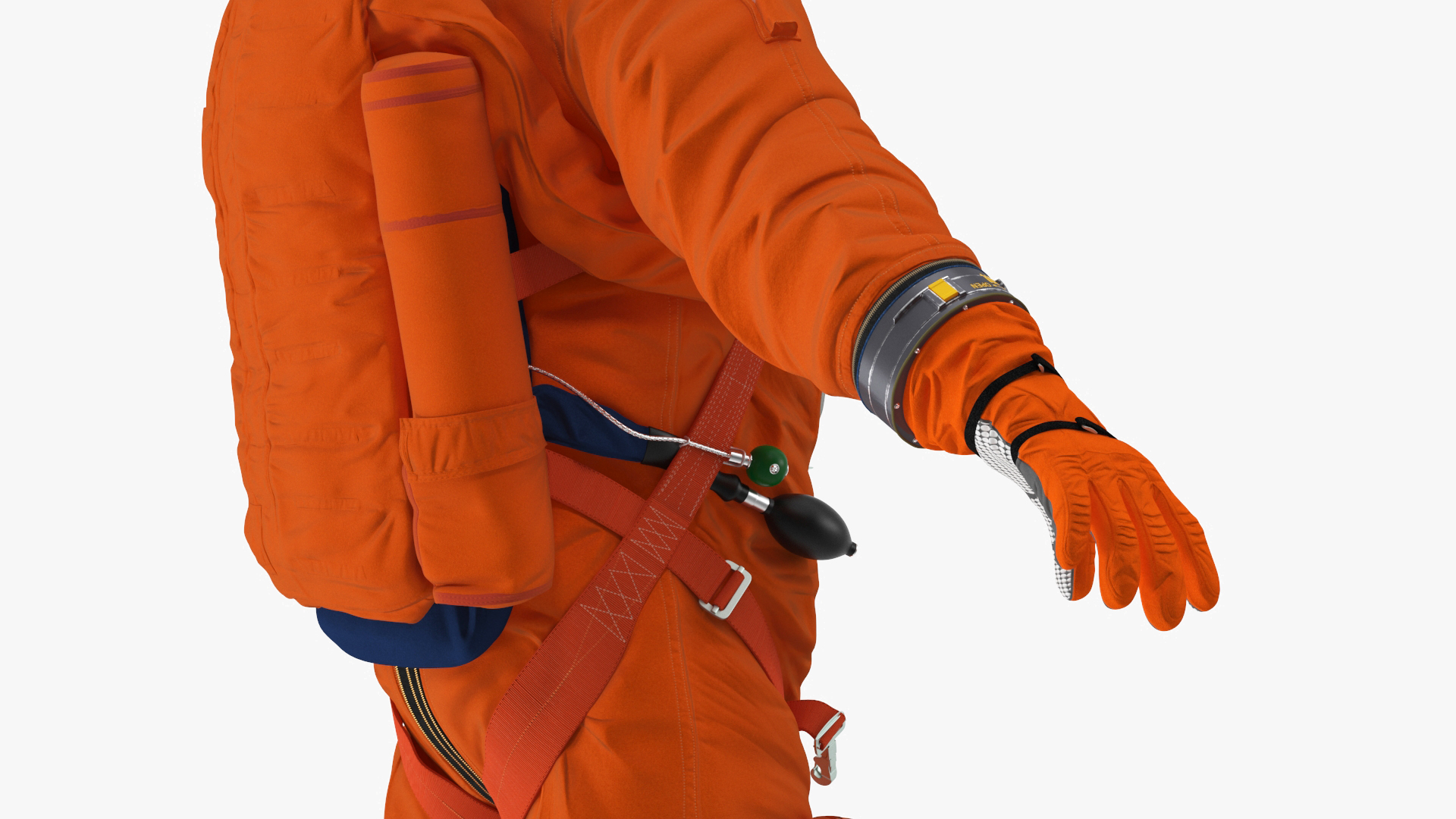 3D Advanced Crew Escape Astronaut Fur Rigged