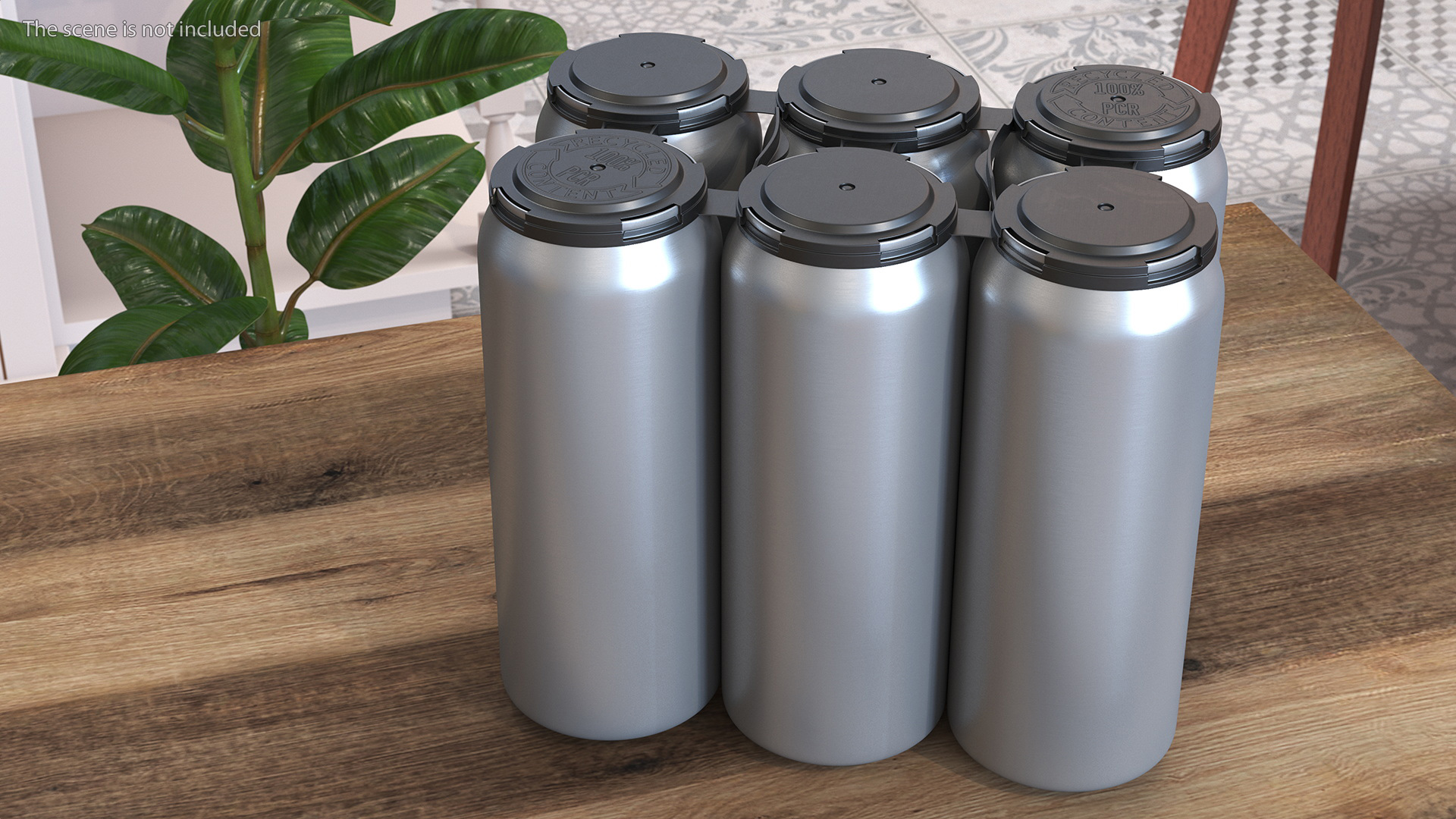 3D Plastic HDPE 6 Pack Beer Can Carrier