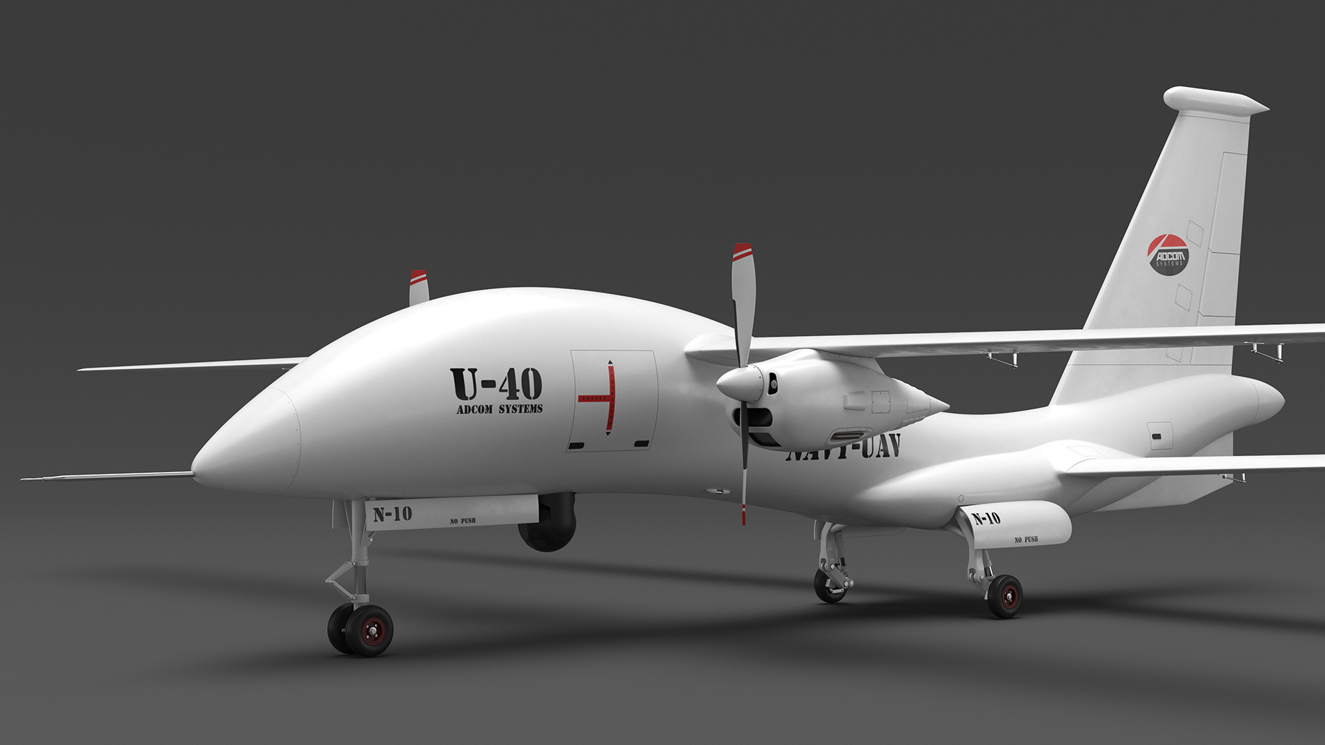 Yabhon United 40-UAV White Color 3D