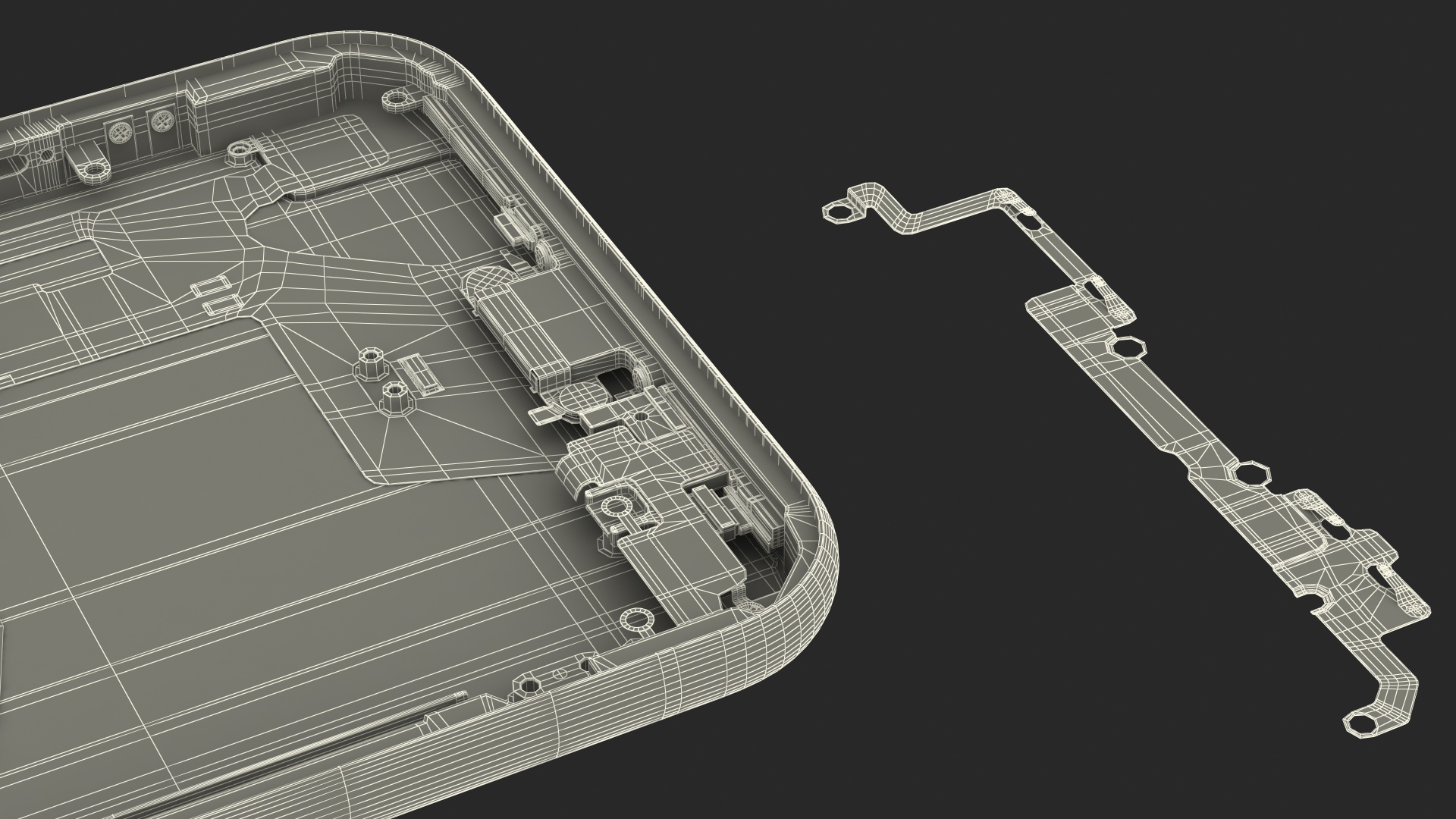 3D iPhone 11 Fully Disassembled model