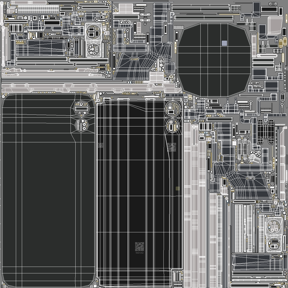 3D iPhone 11 Fully Disassembled model