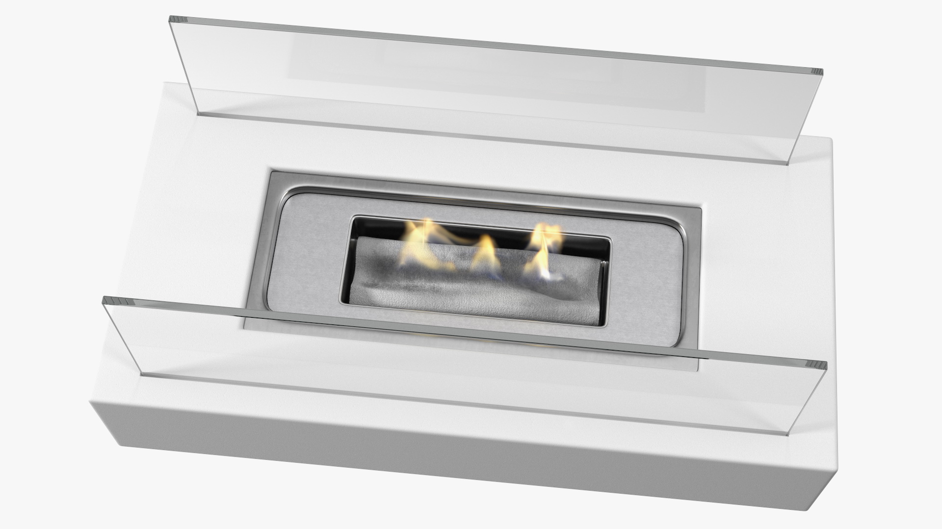 Bio Ethanol Burner White 3D model