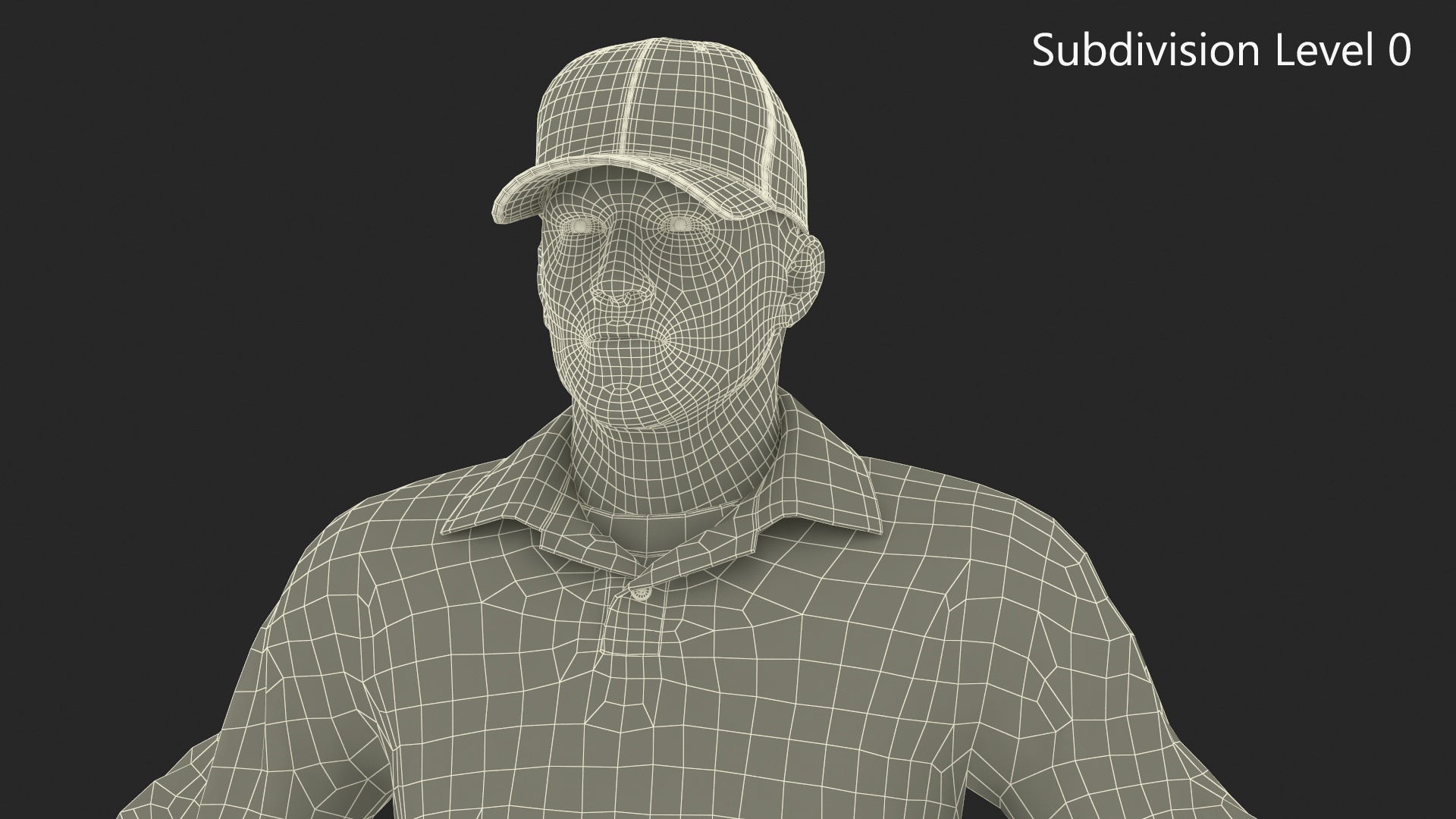 3D Young Man in Casual Clothes Rigged for Maya model