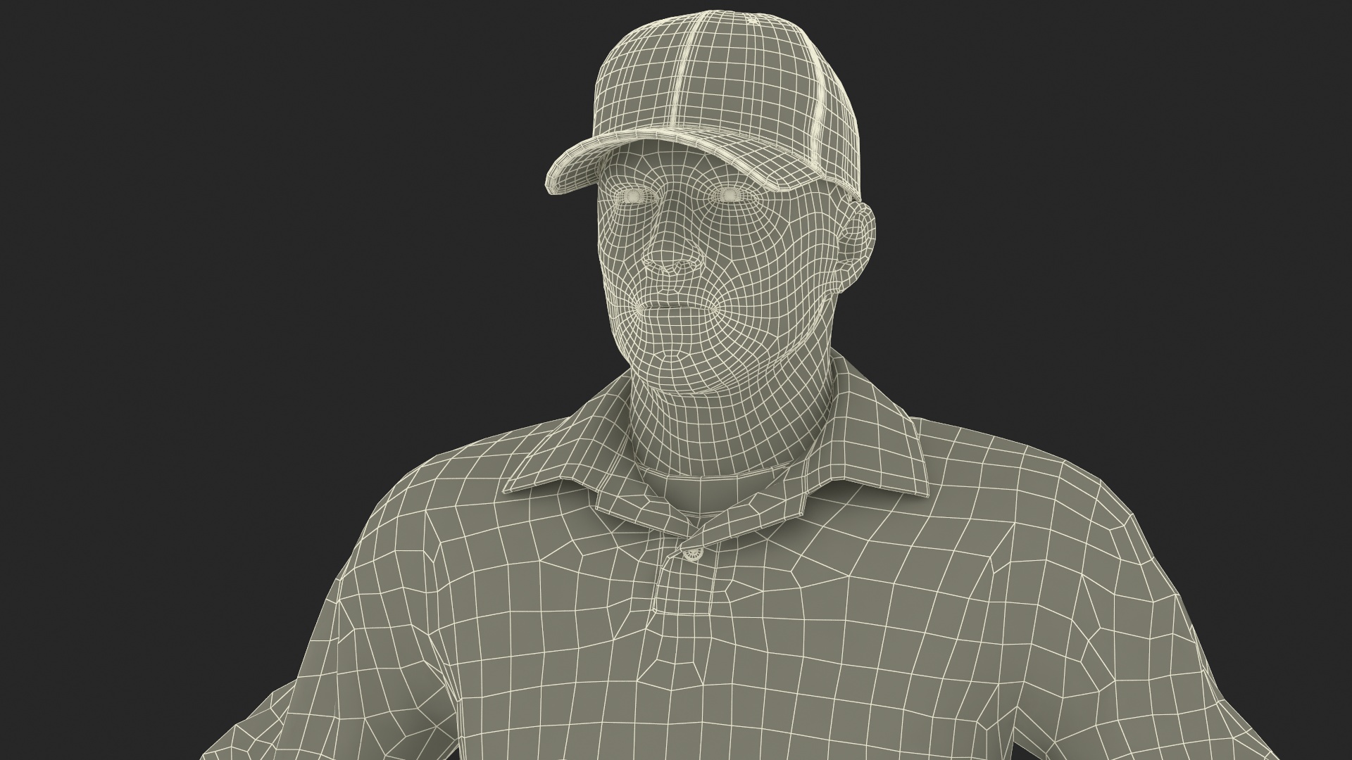 3D Young Man in Casual Clothes Rigged for Maya model