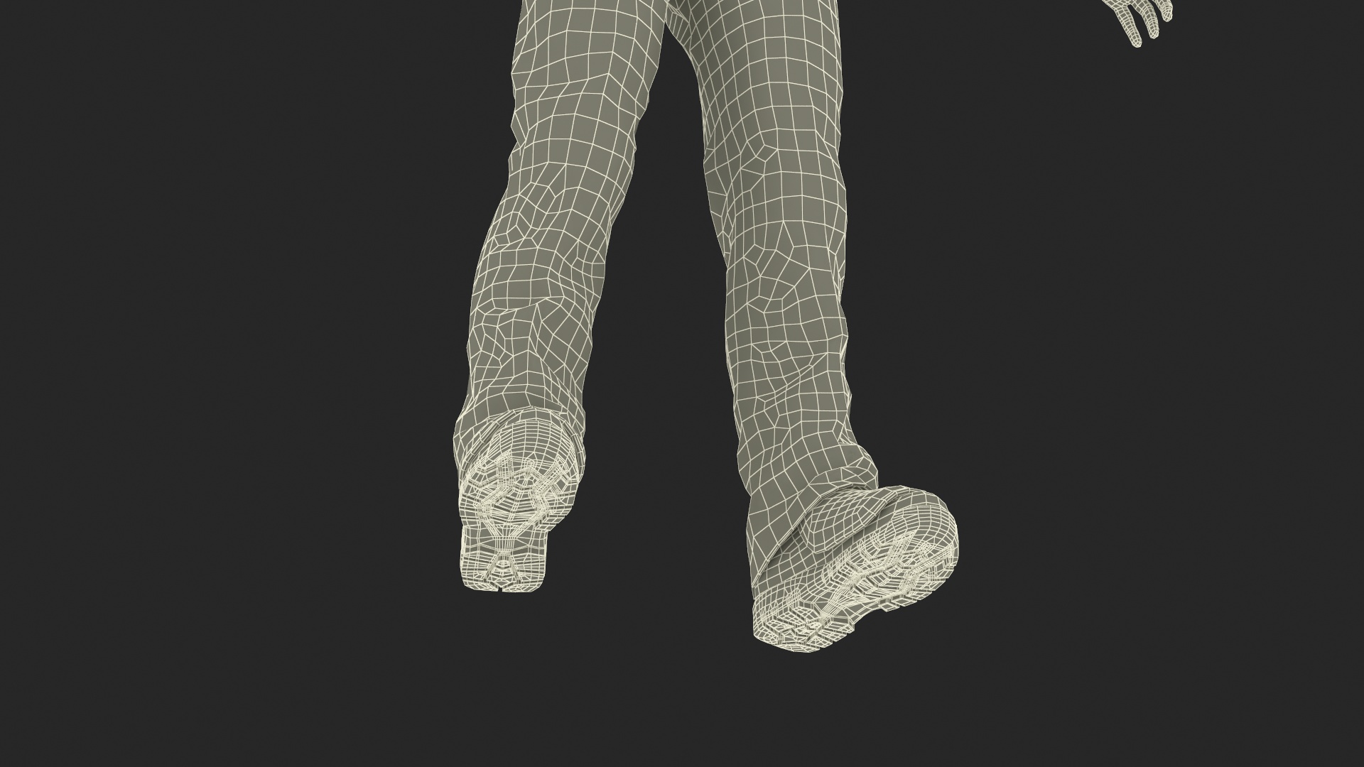 3D Young Man in Casual Clothes Rigged for Maya model