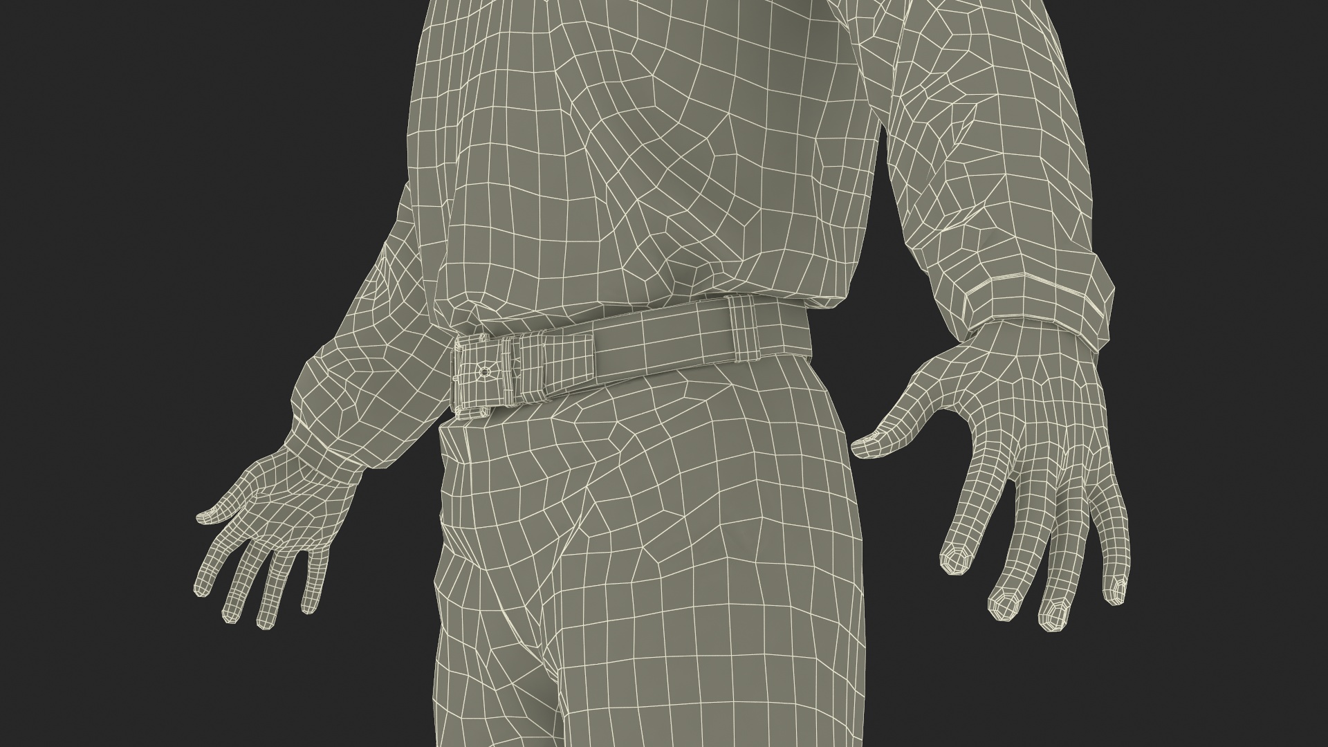 3D Young Man in Casual Clothes Rigged for Maya model