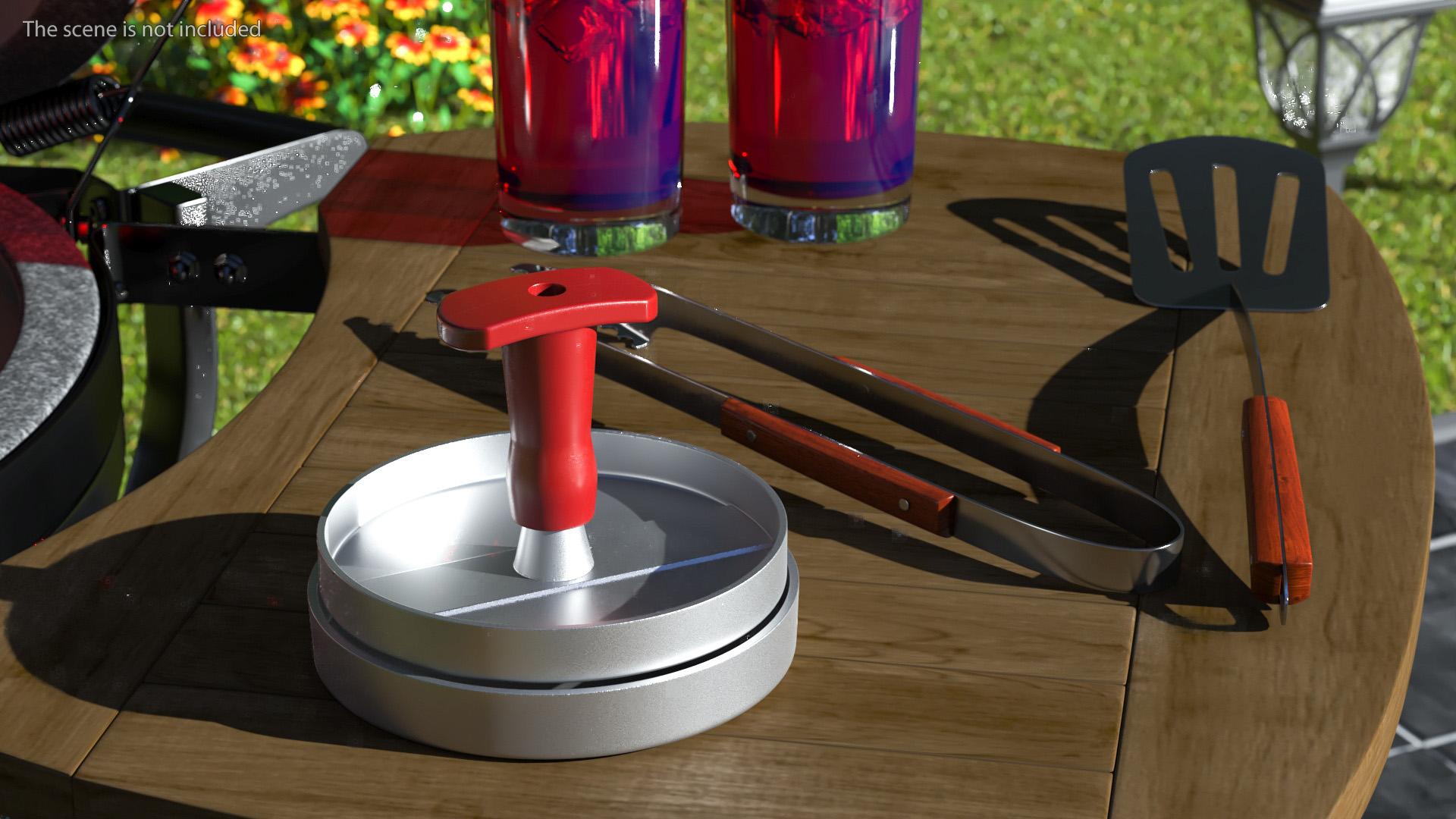 3D model Patty Maker Tool Red