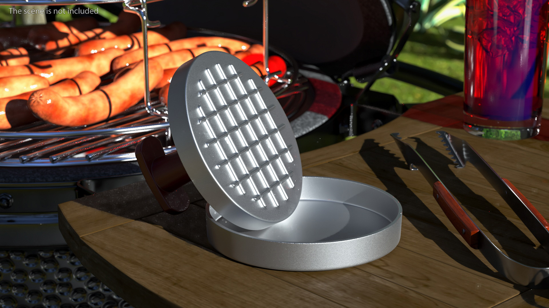 3D model Patty Maker Tool Red