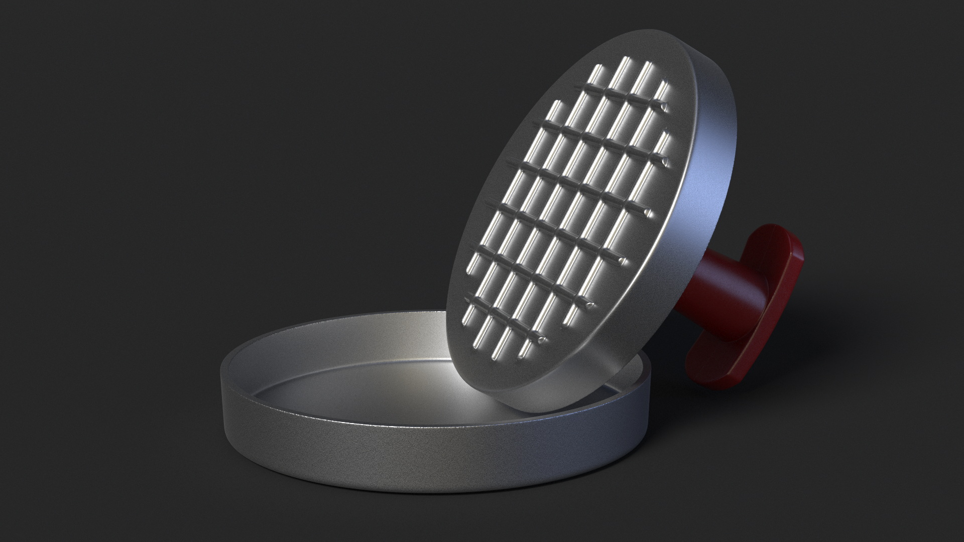 3D model Patty Maker Tool Red