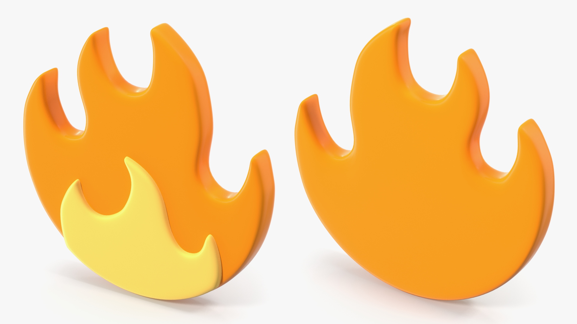 3D model Fire Emoji