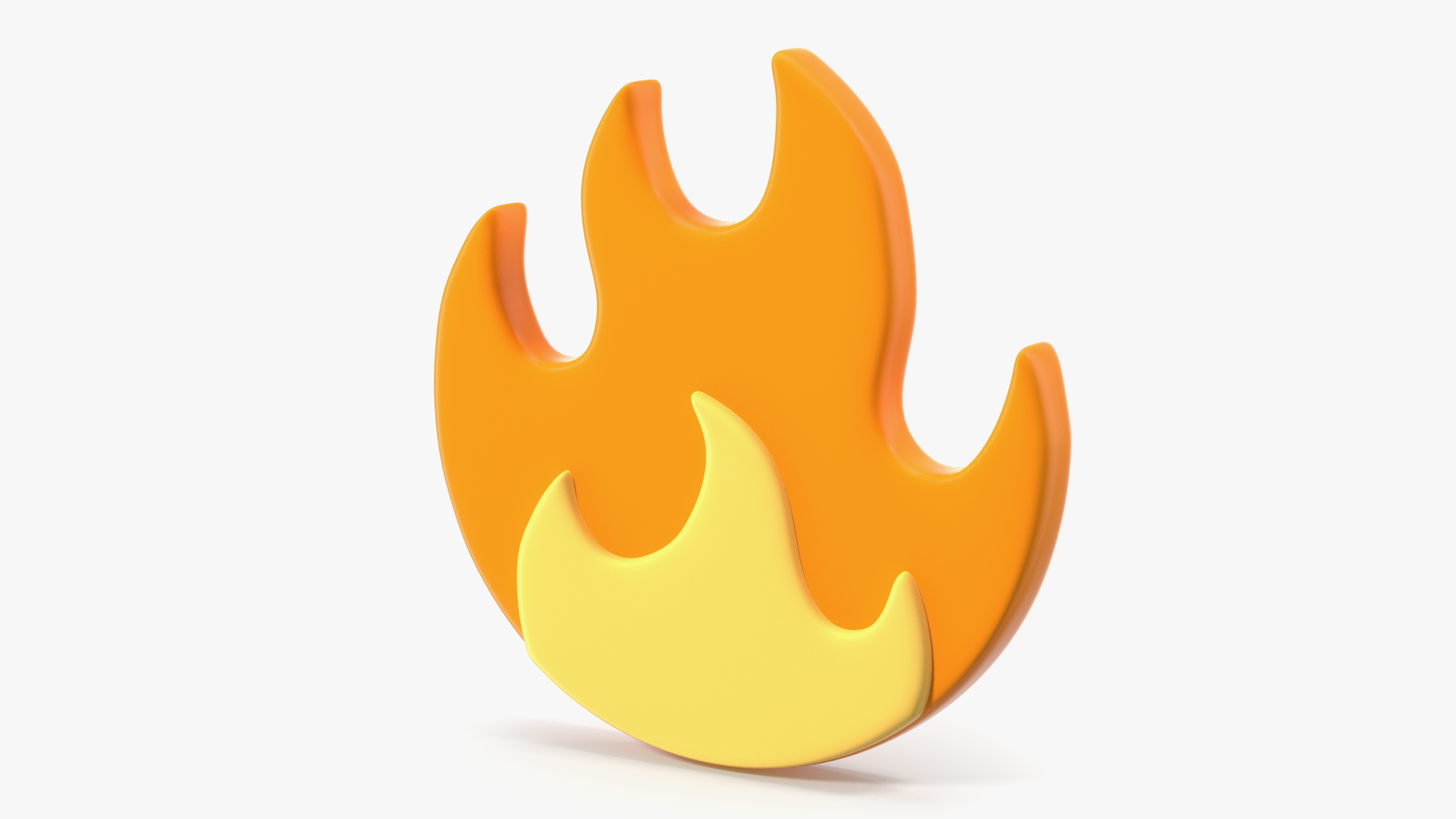 3D model Fire Emoji