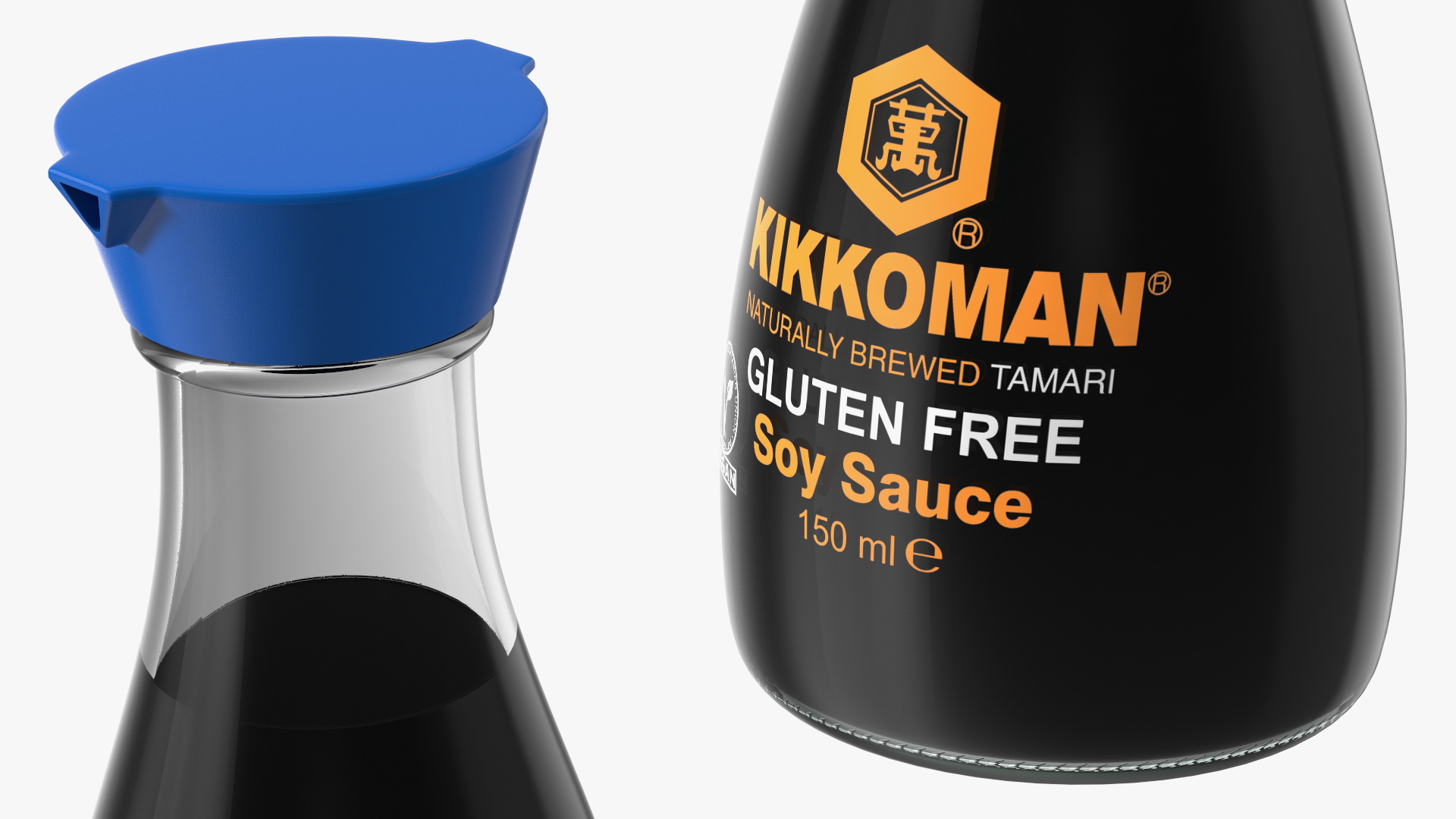 3D model Gluten Free Soy Sauce Kikkoman